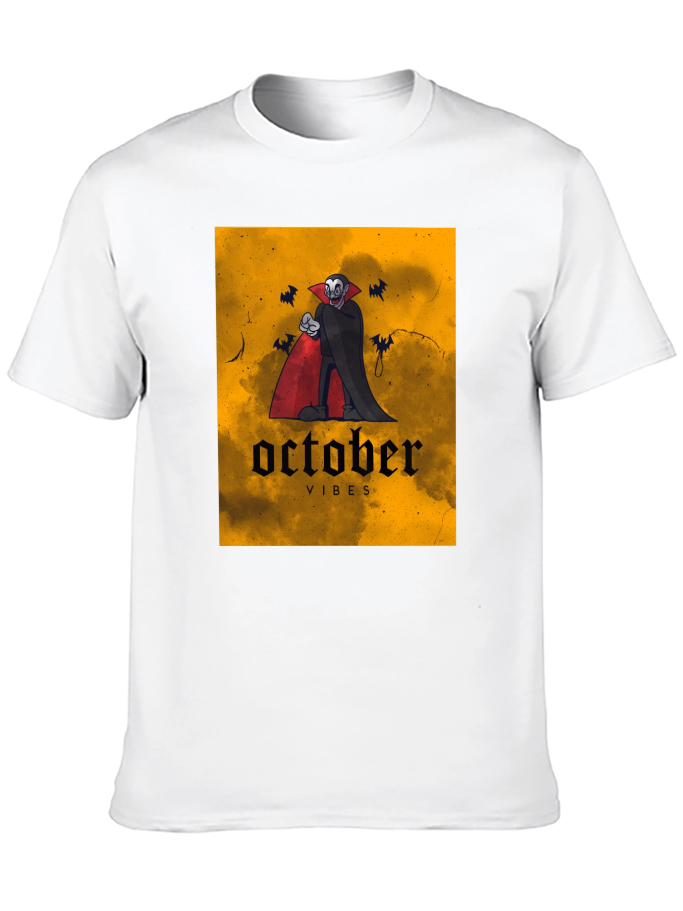 October Vibes Vampire Graphic Tee