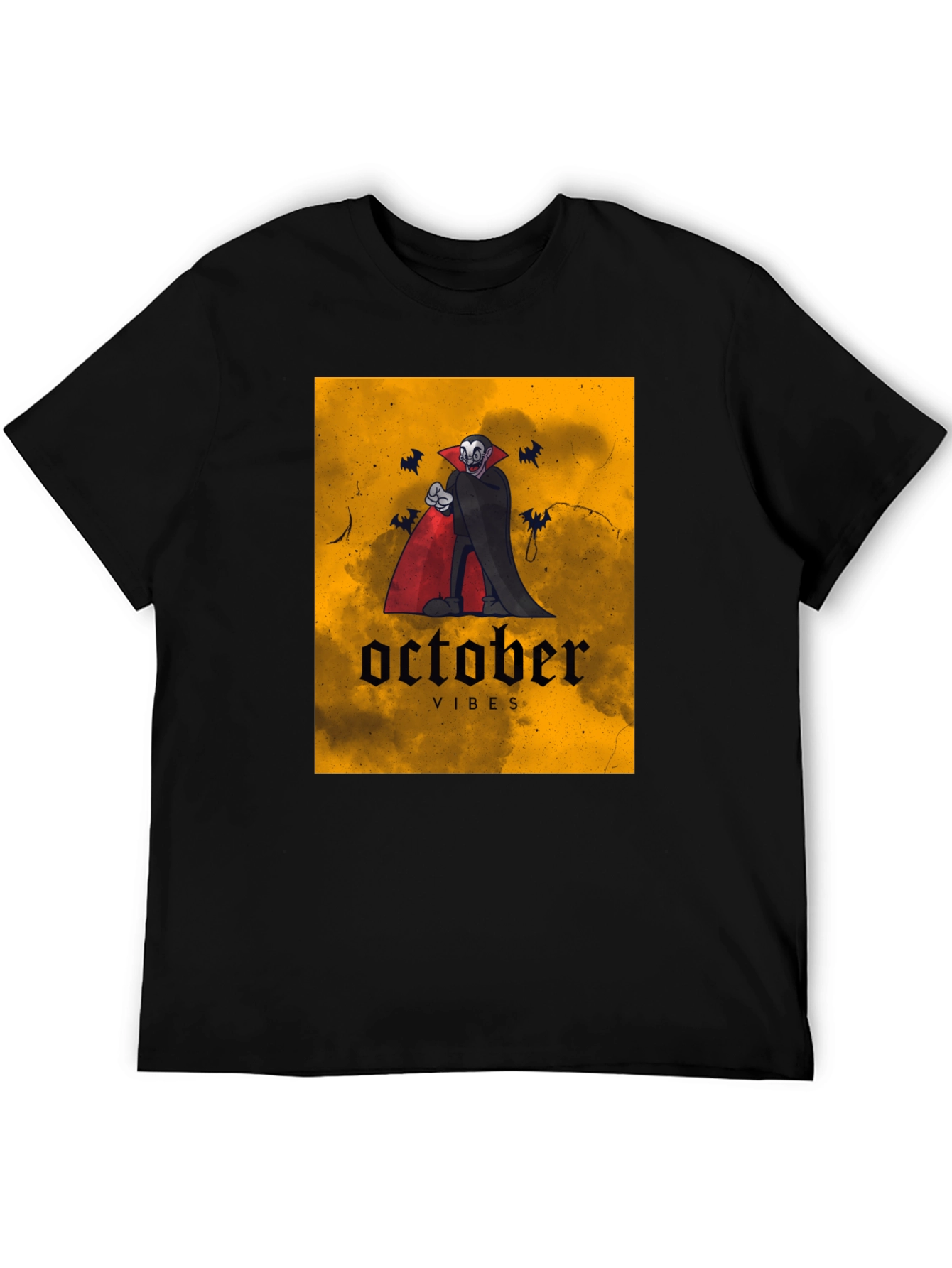 October Vibes Vampire Graphic Tee