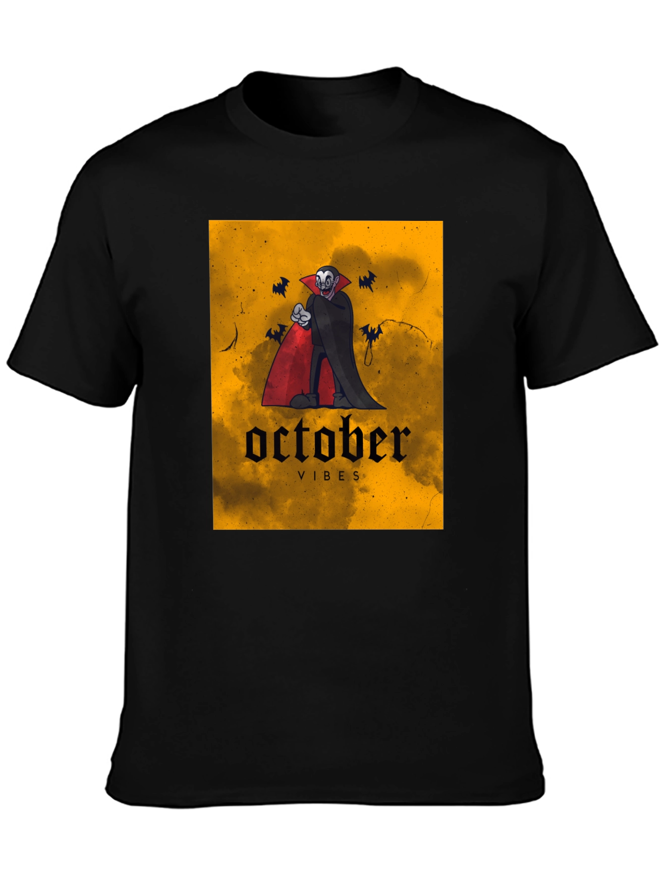 October Vibes Vampire Graphic Tee