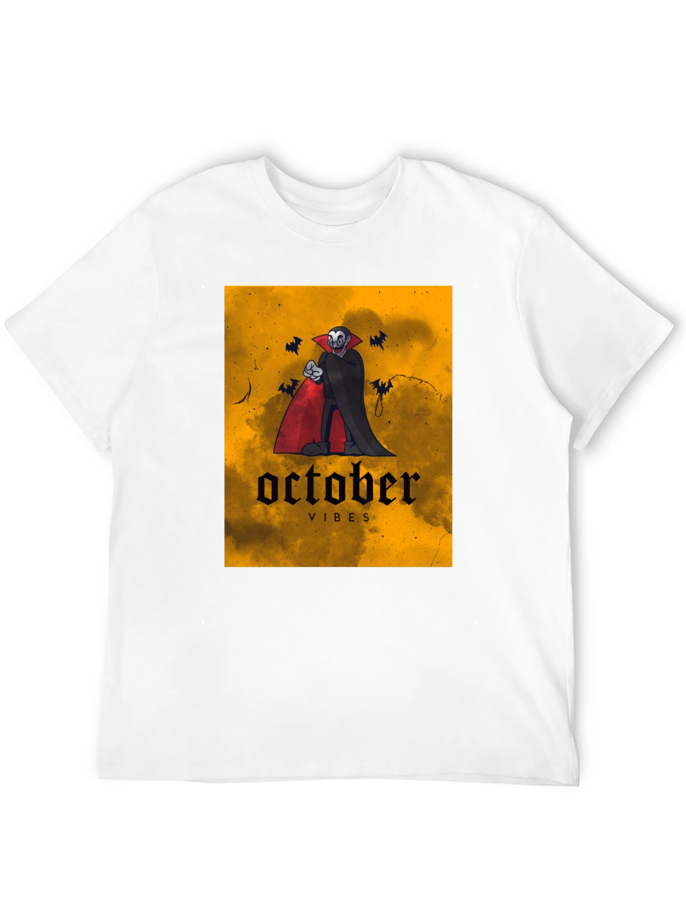 October Vibes Vampire Graphic Tee