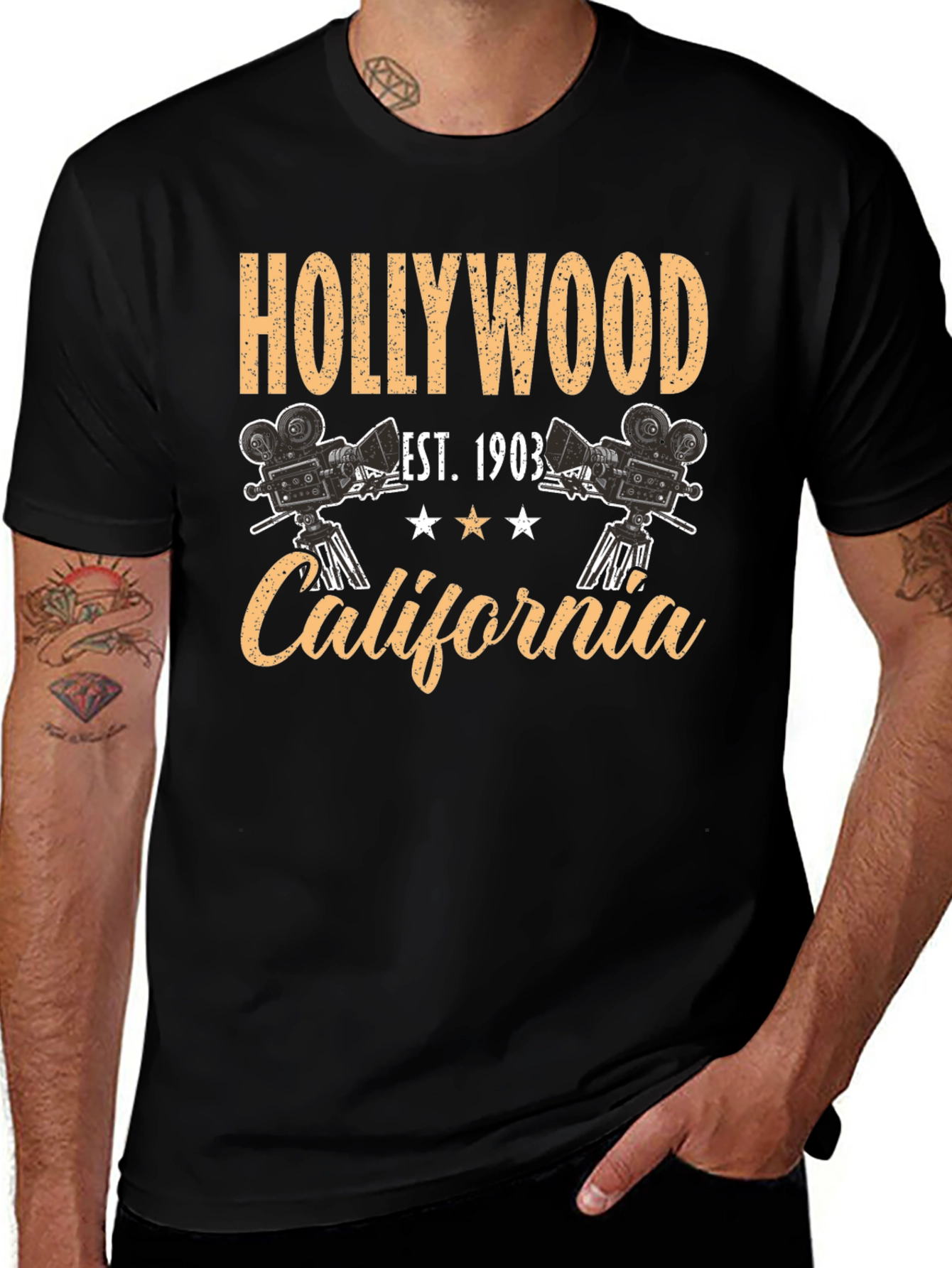 Hollywood California Est. 1903 Graphic Tee
