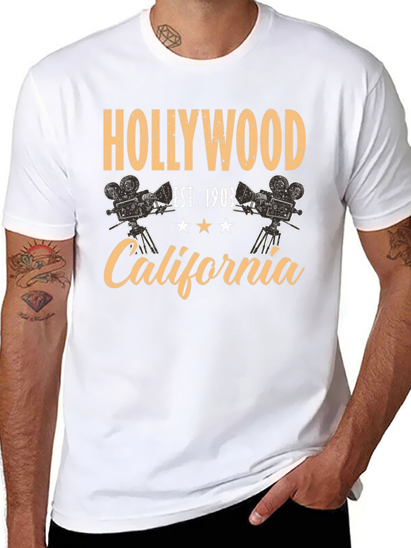 Hollywood California Est. 1903 Graphic Tee