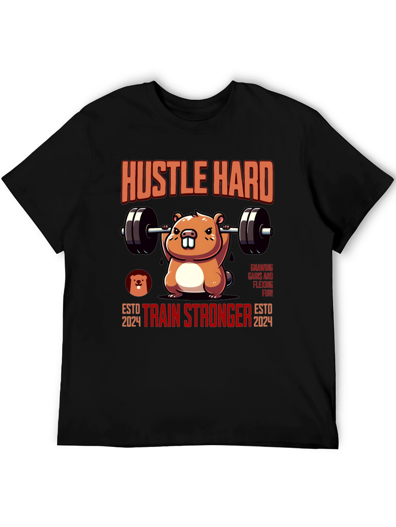 Hustle Hard Beaver Training T-Shirt