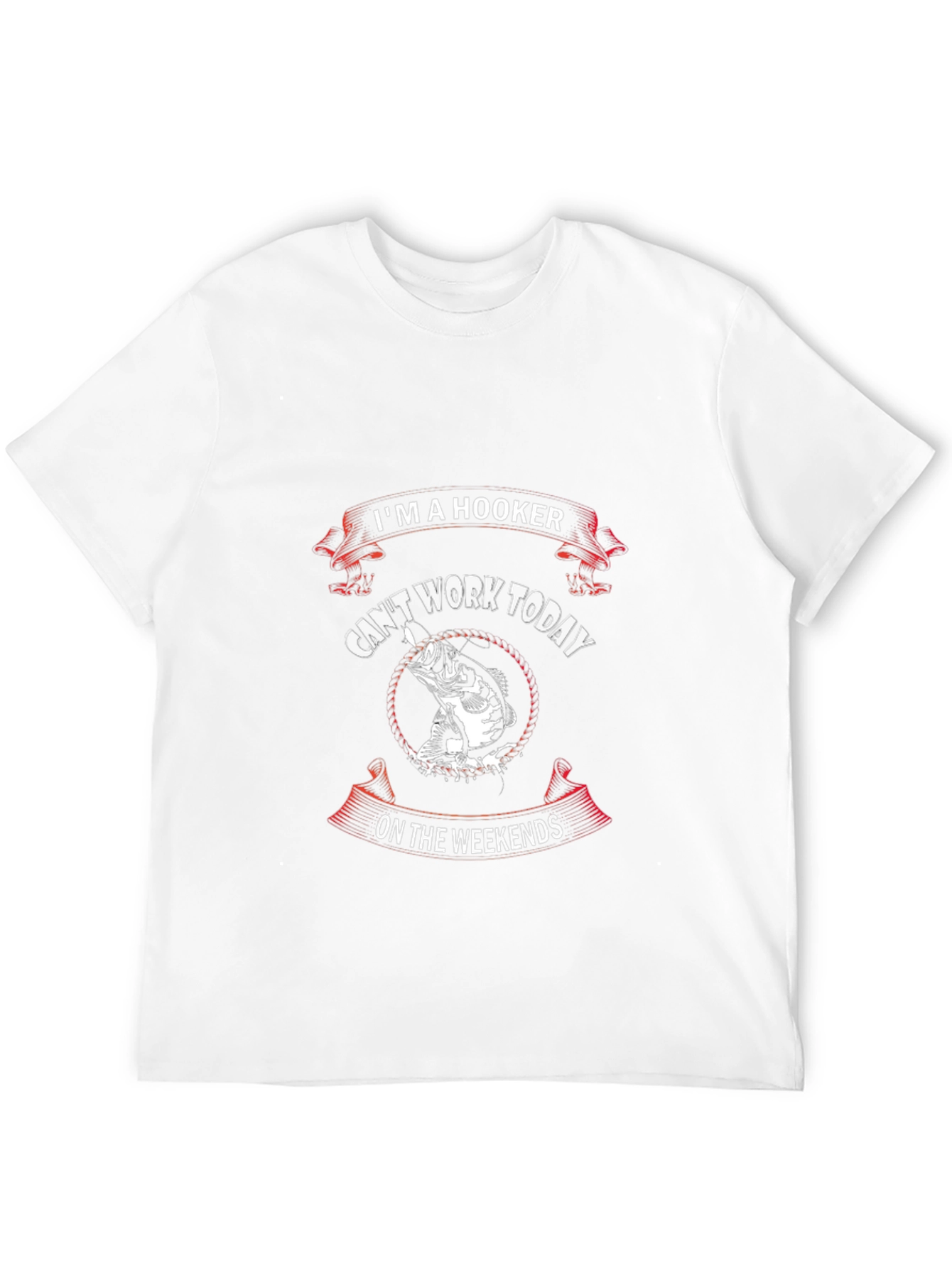 Im A Hooker Fishing T-Shirt Funny Fisherman Gift