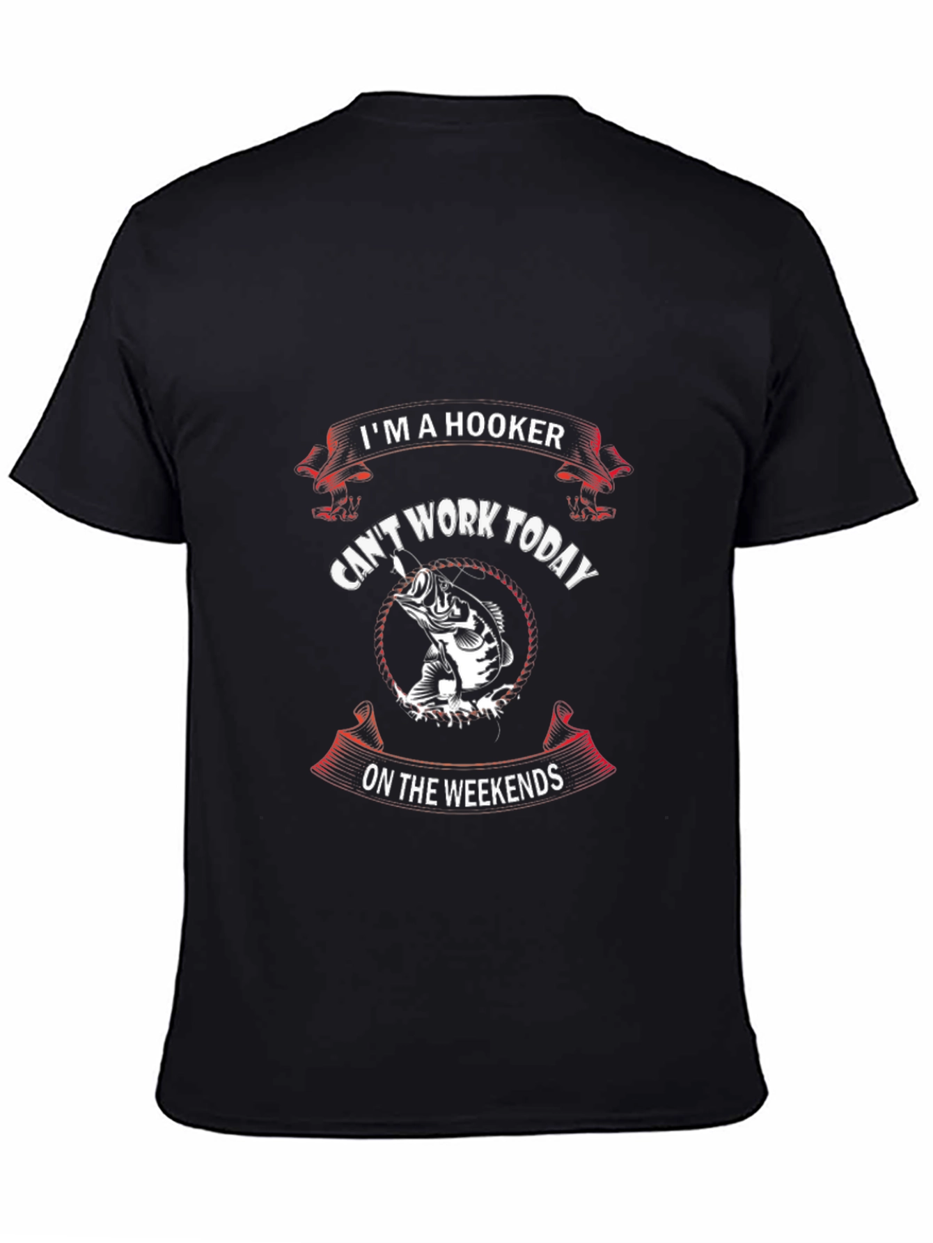 Im A Hooker Fishing T-Shirt Funny Fisherman Gift