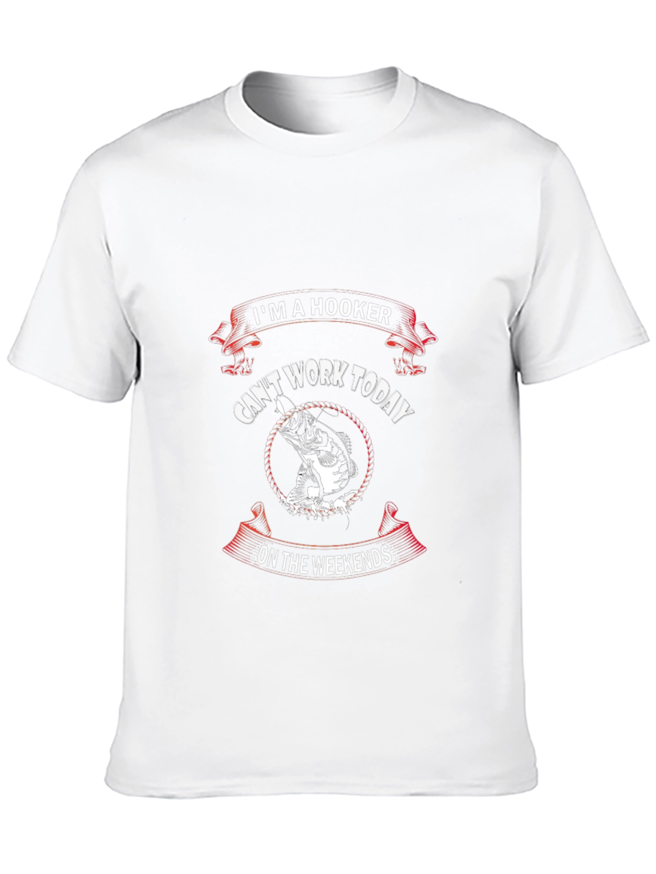 Im A Hooker Fishing T-Shirt Funny Fisherman Gift