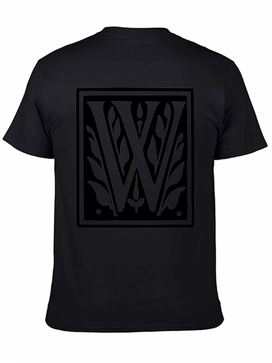 Elegant Black W Emblem T-Shirt