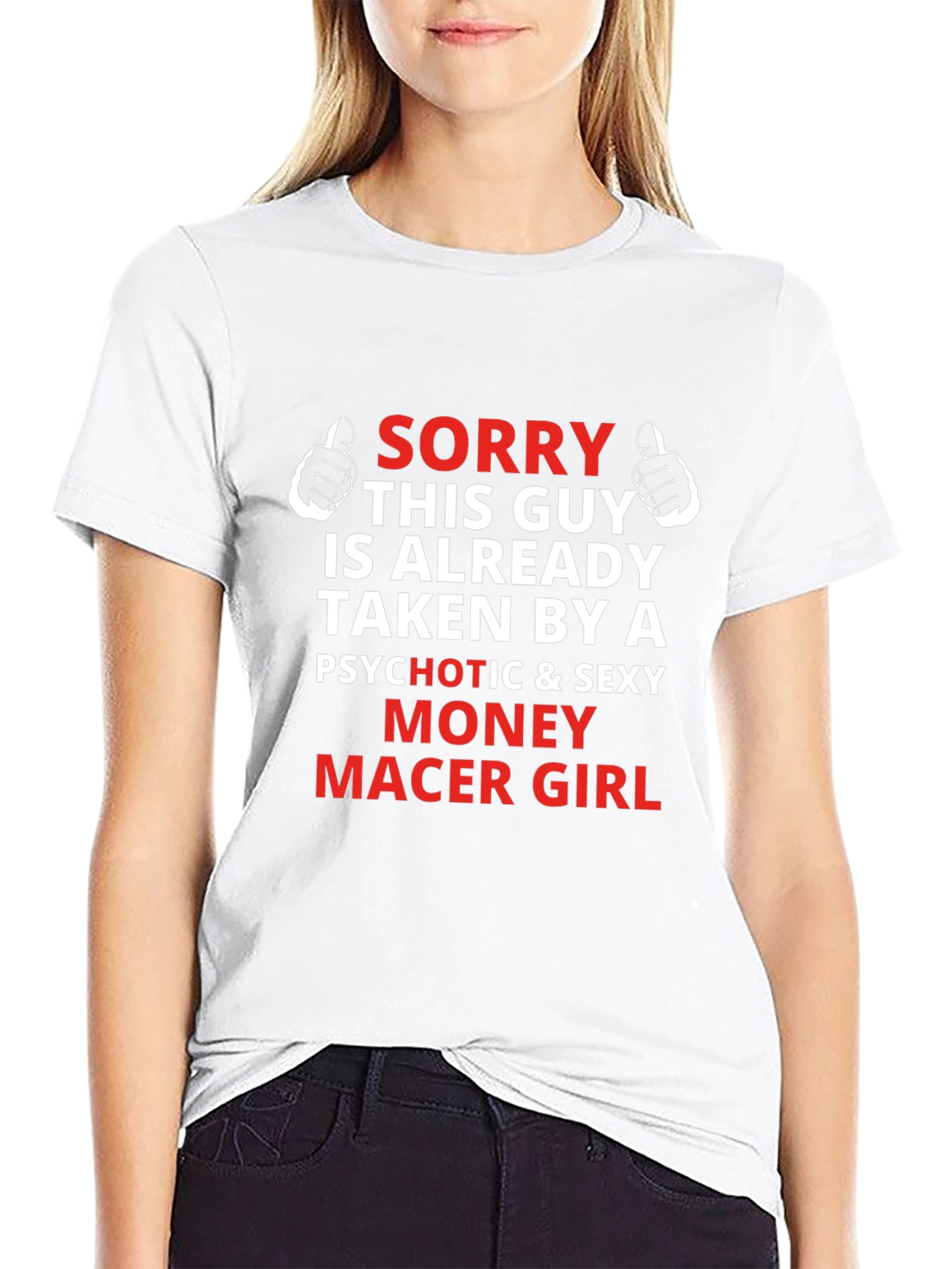 Funny Taken by a Money Maker Girl Graphic Tee