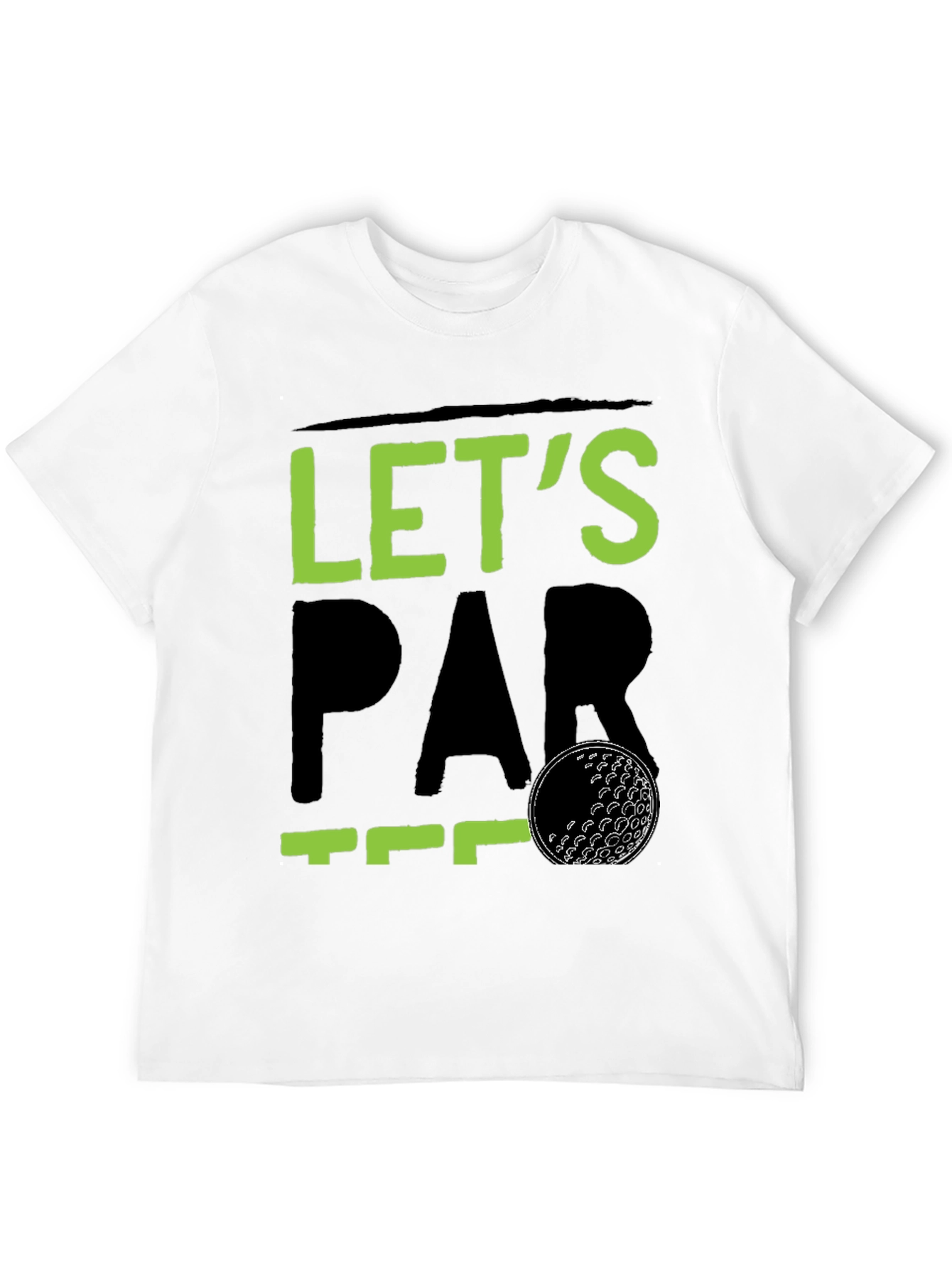 Lets Par Tee Golf T-Shirt - Black