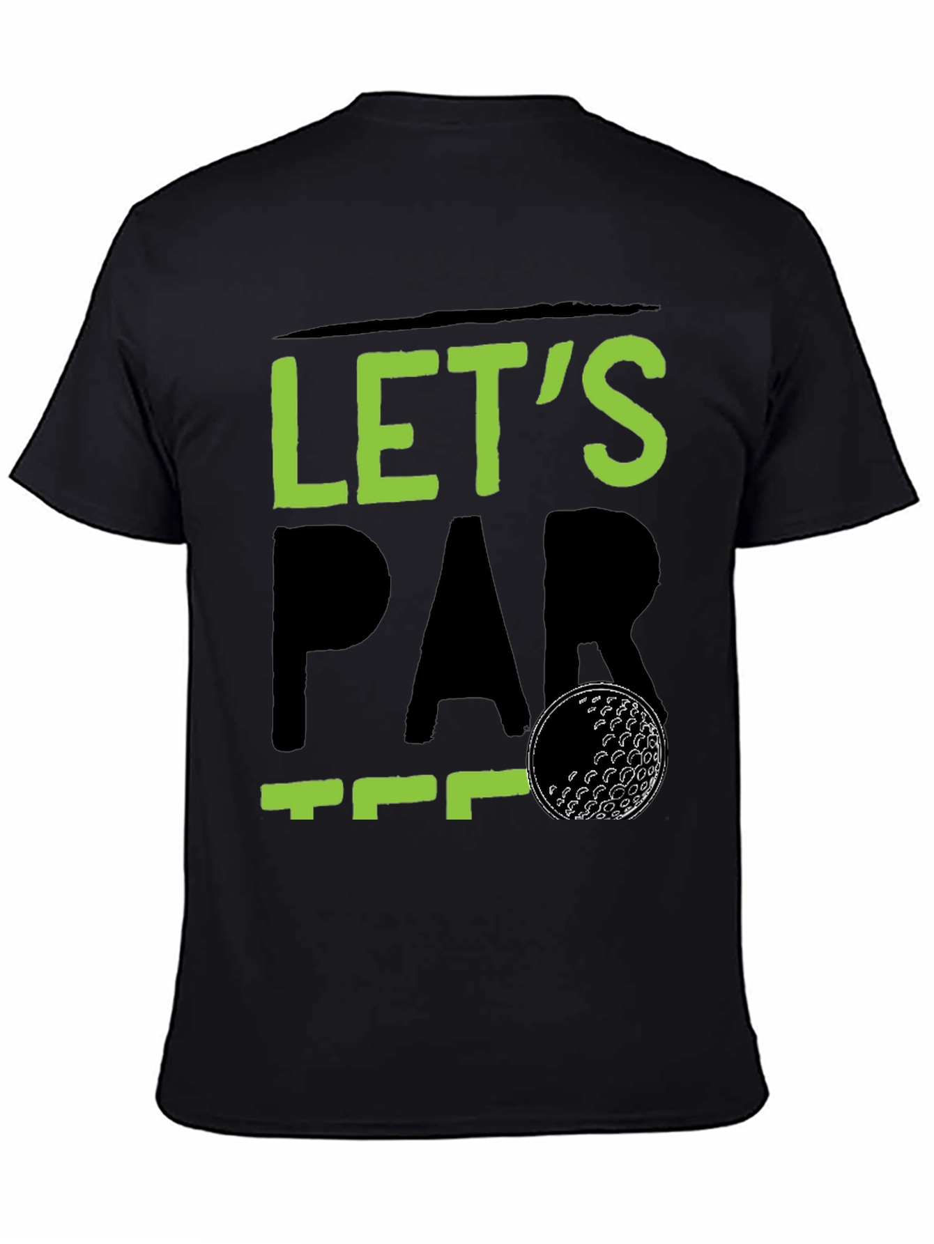 Lets Par Tee Golf T-Shirt - Black