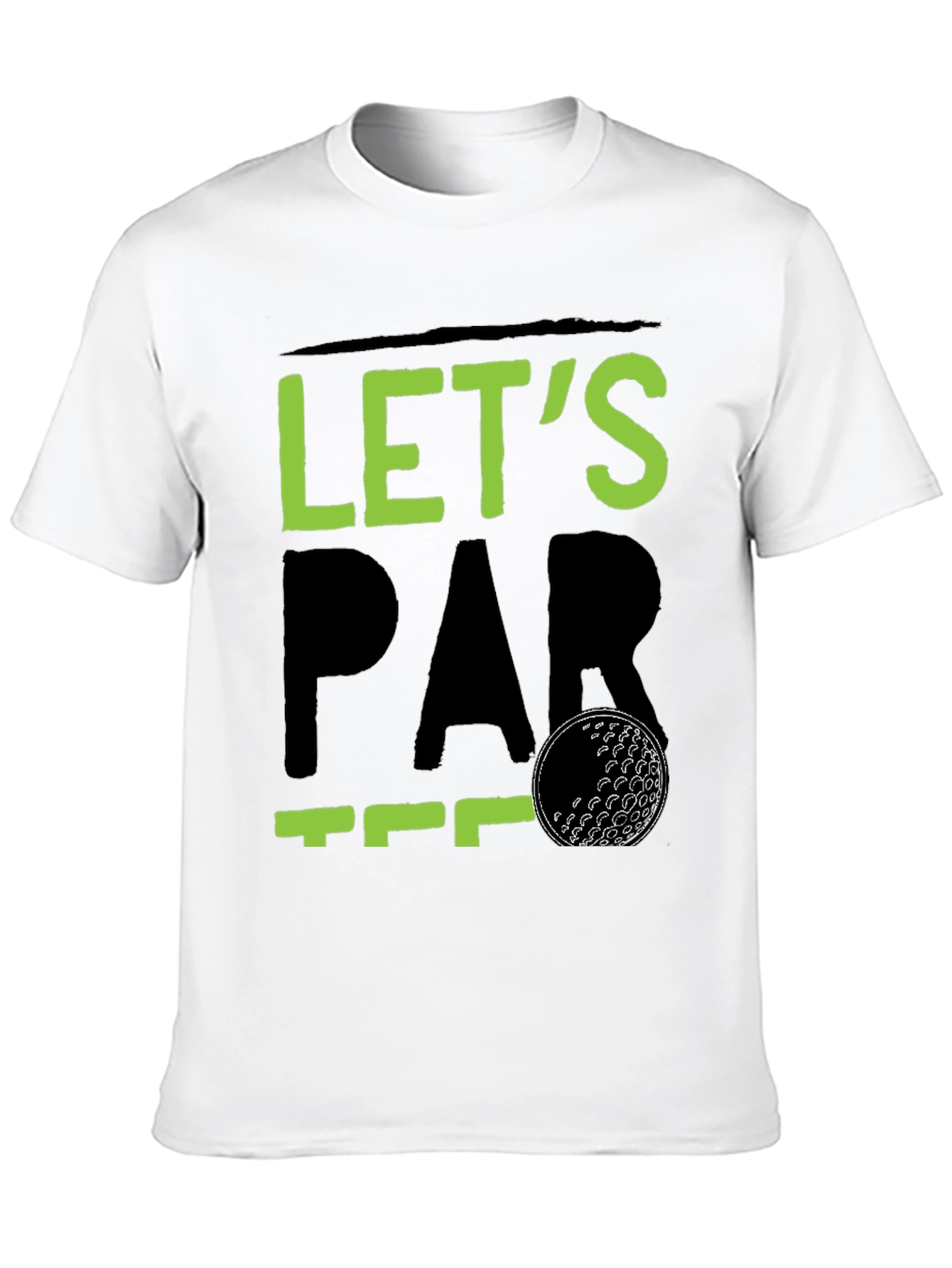 Lets Par Tee Golf T-Shirt - Black