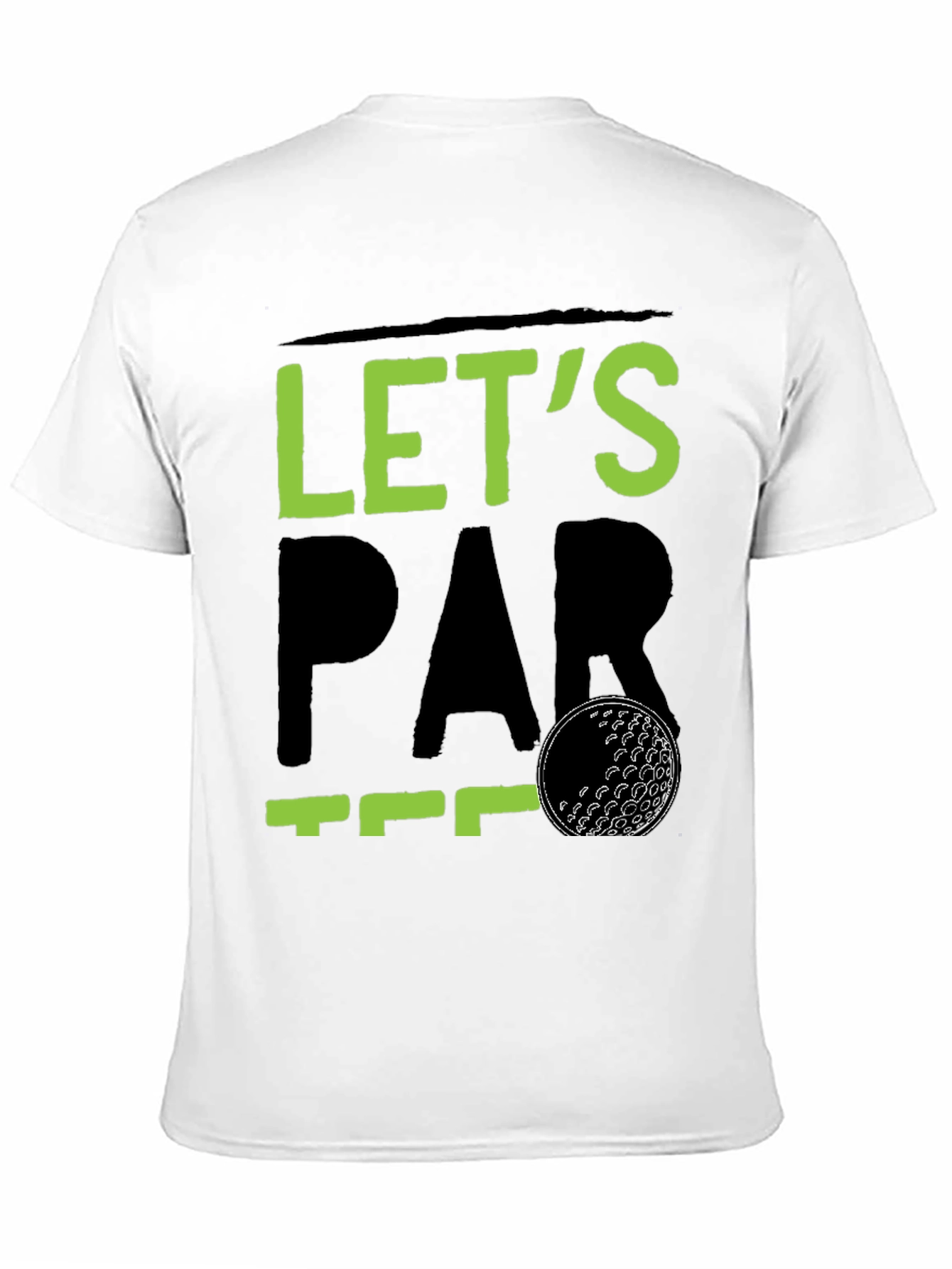 Lets Par Tee Golf T-Shirt - Black