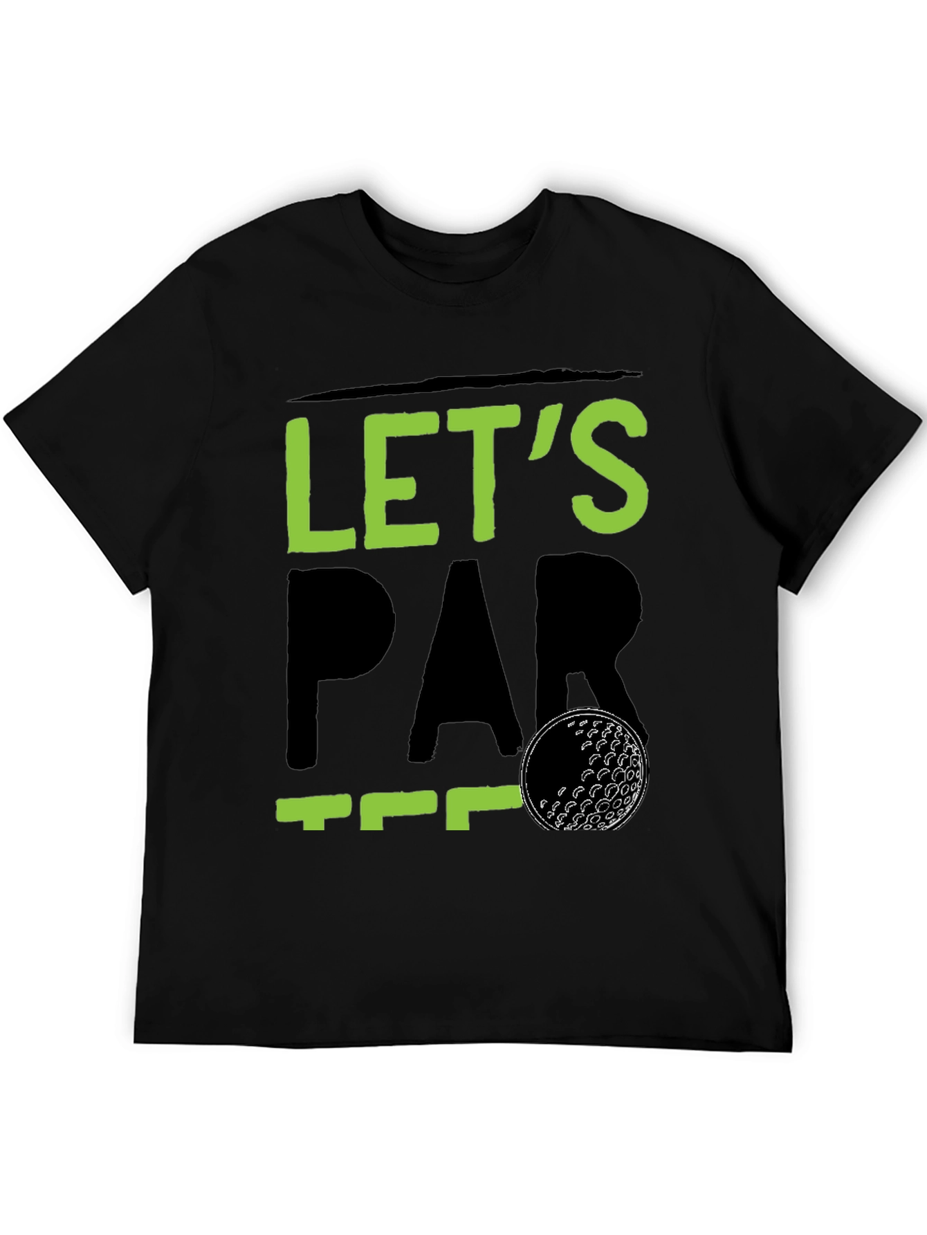 Lets Par Tee Golf T-Shirt - Black