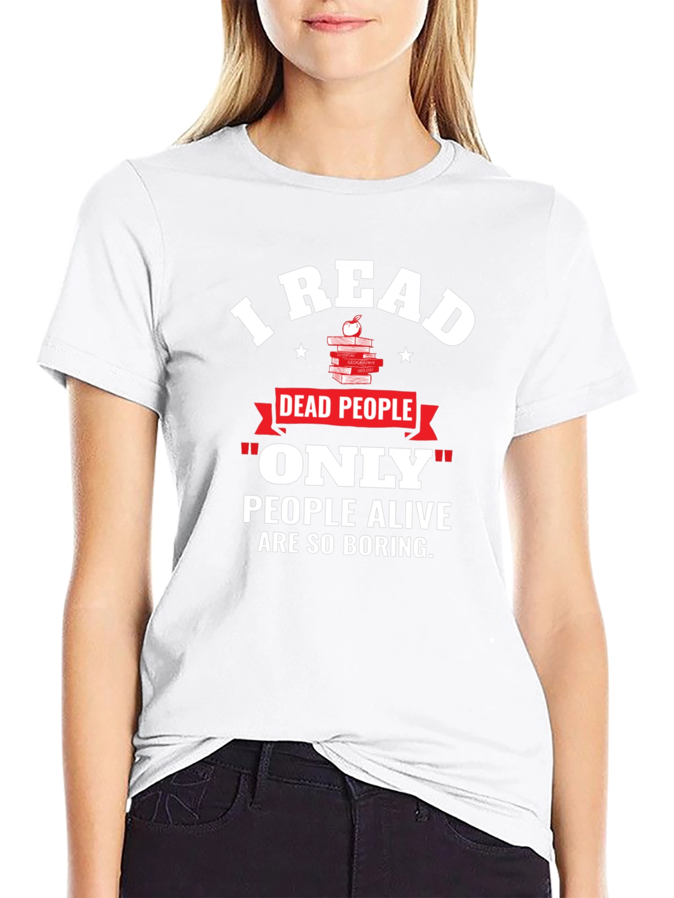 I Read Dead People T-Shirt Funny Book Lover Tee