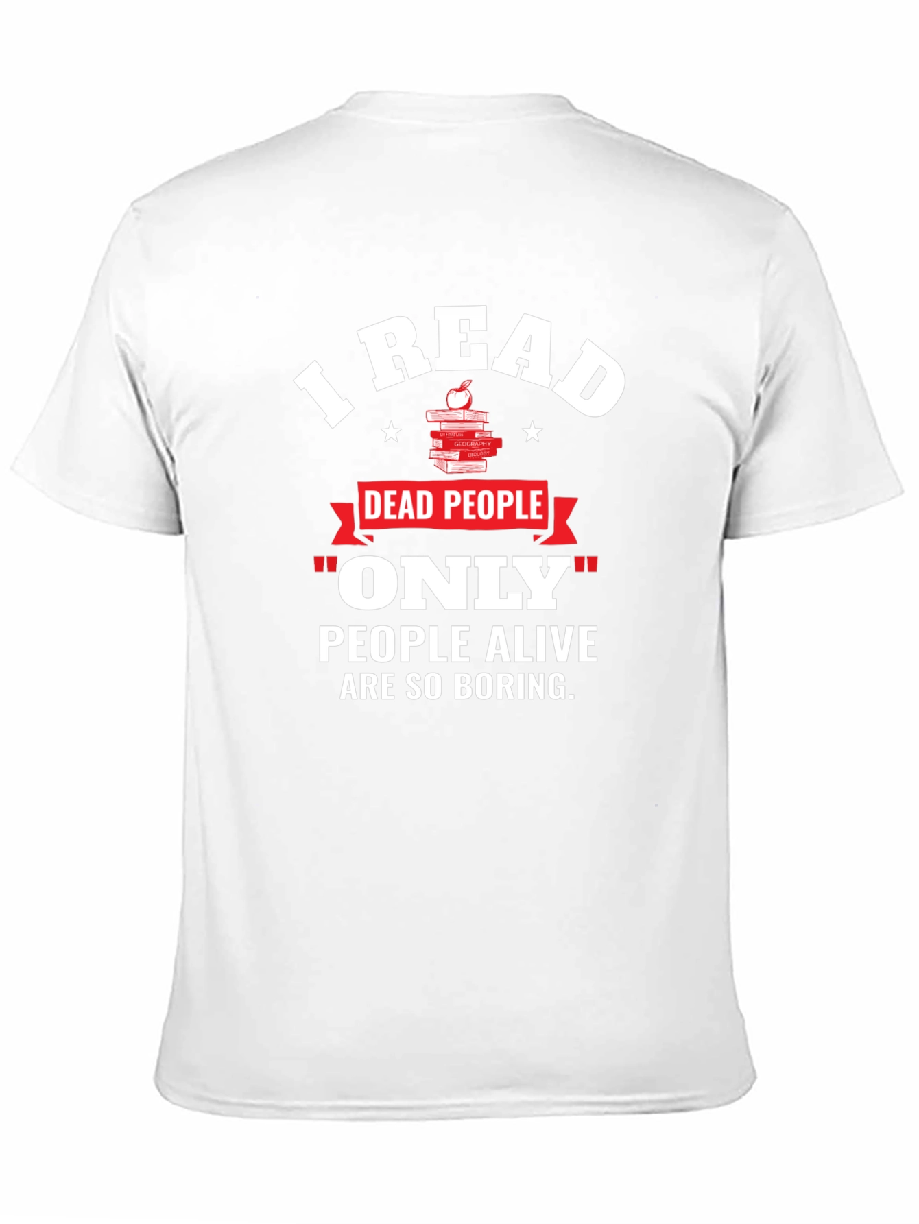 I Read Dead People T-Shirt Funny Book Lover Tee