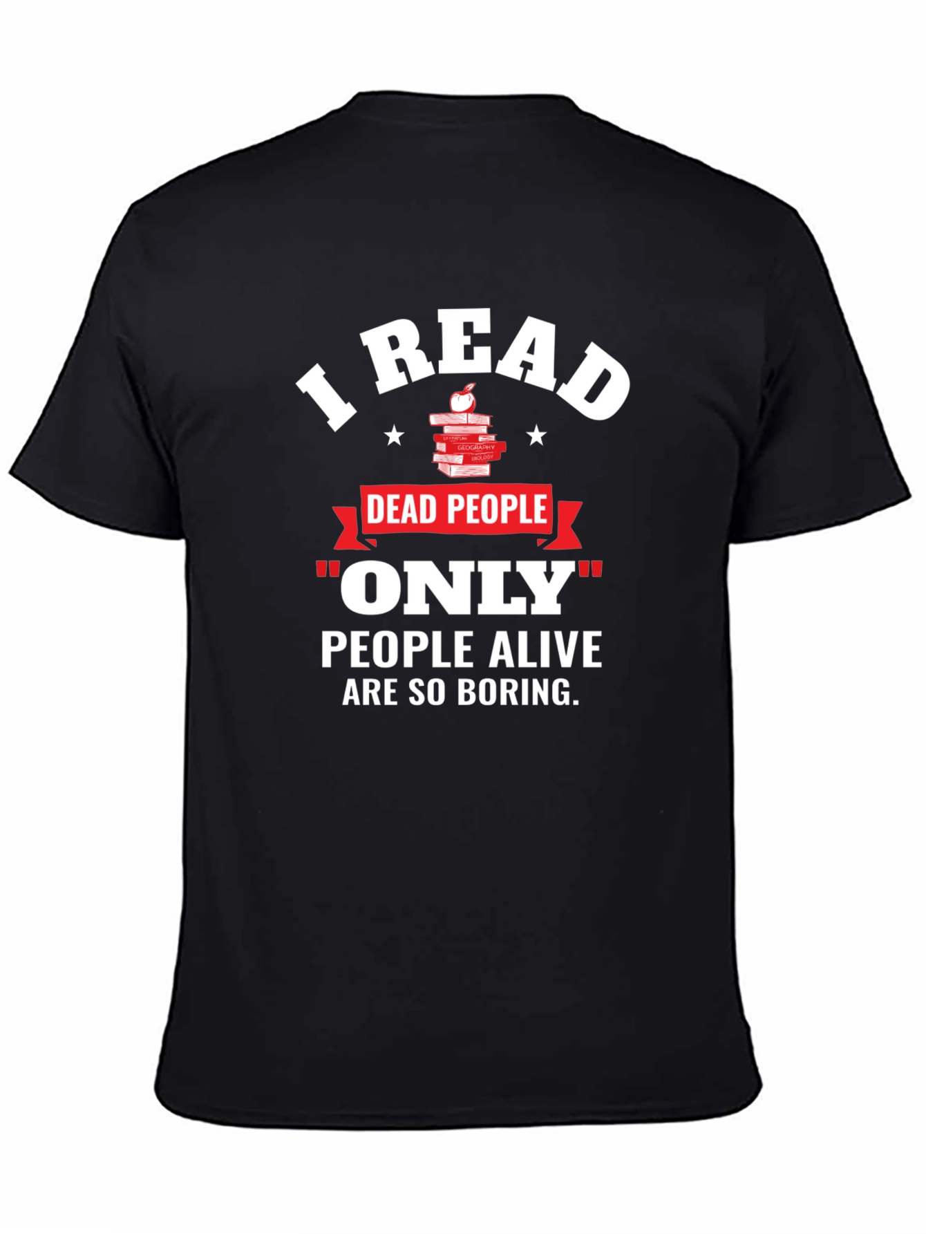 I Read Dead People T-Shirt Funny Book Lover Tee