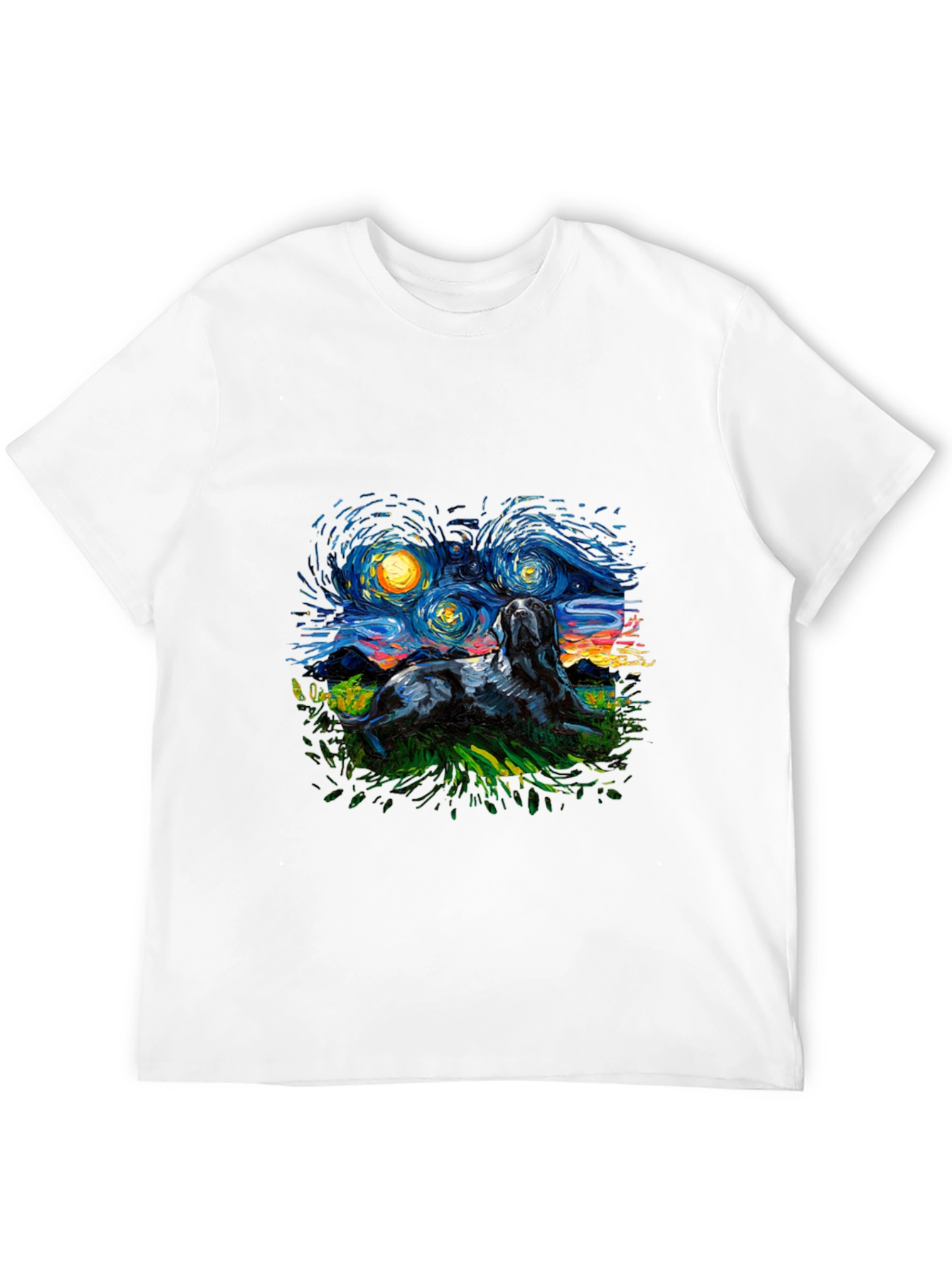 Starry Night Dog T-Shirt