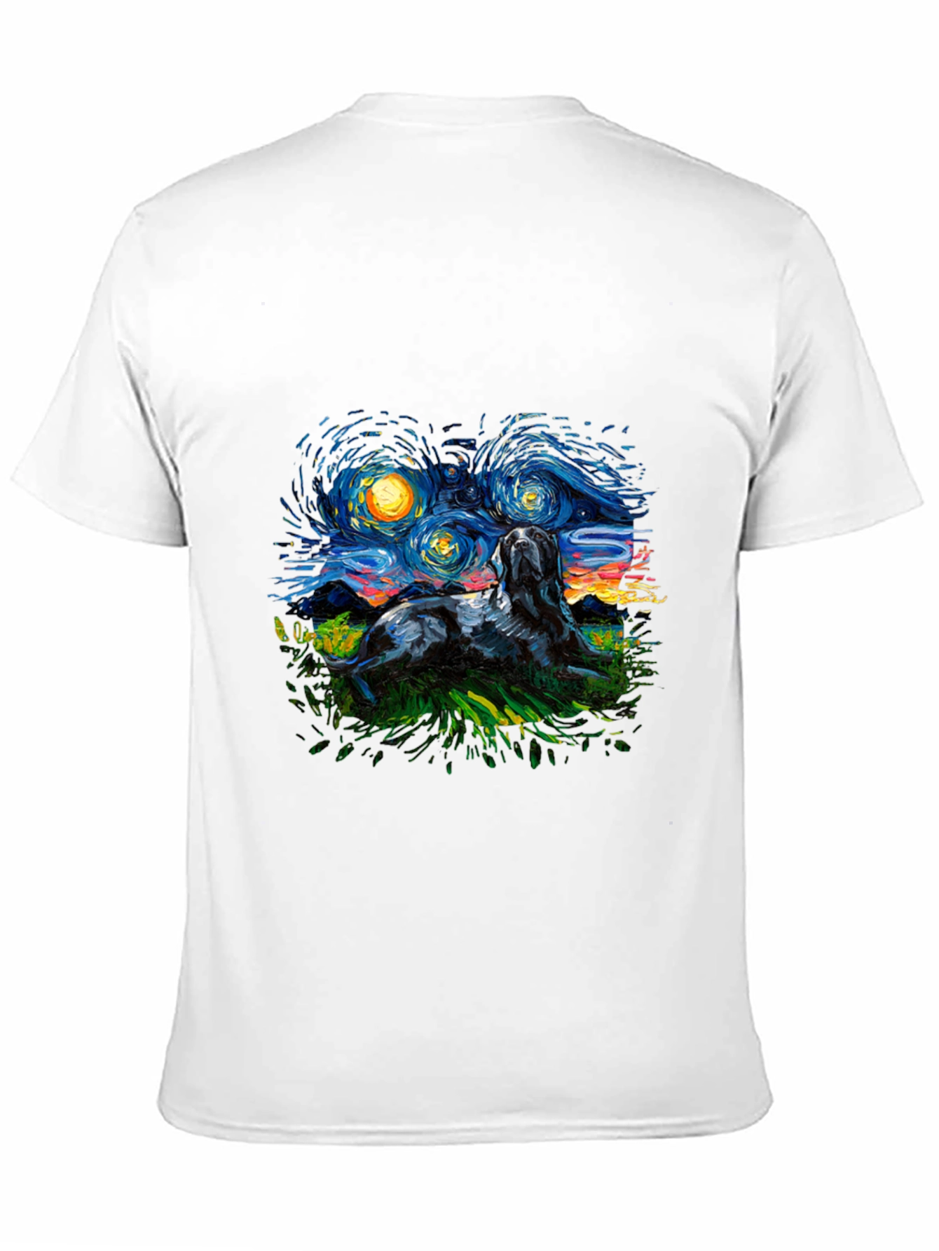 Starry Night Dog T-Shirt