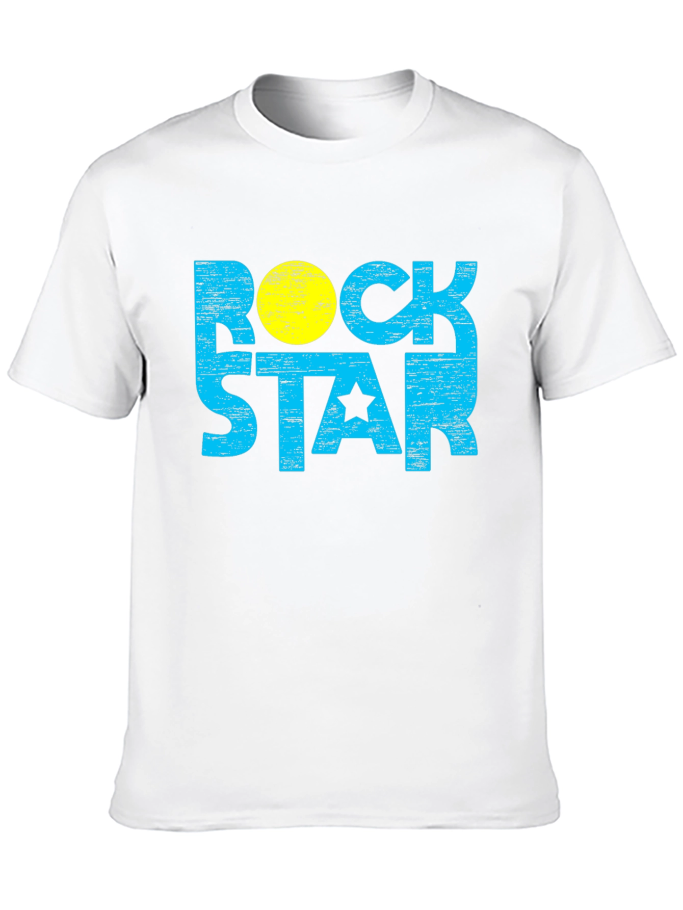 Rock Star Graphic Tee - Black Cotton Blend