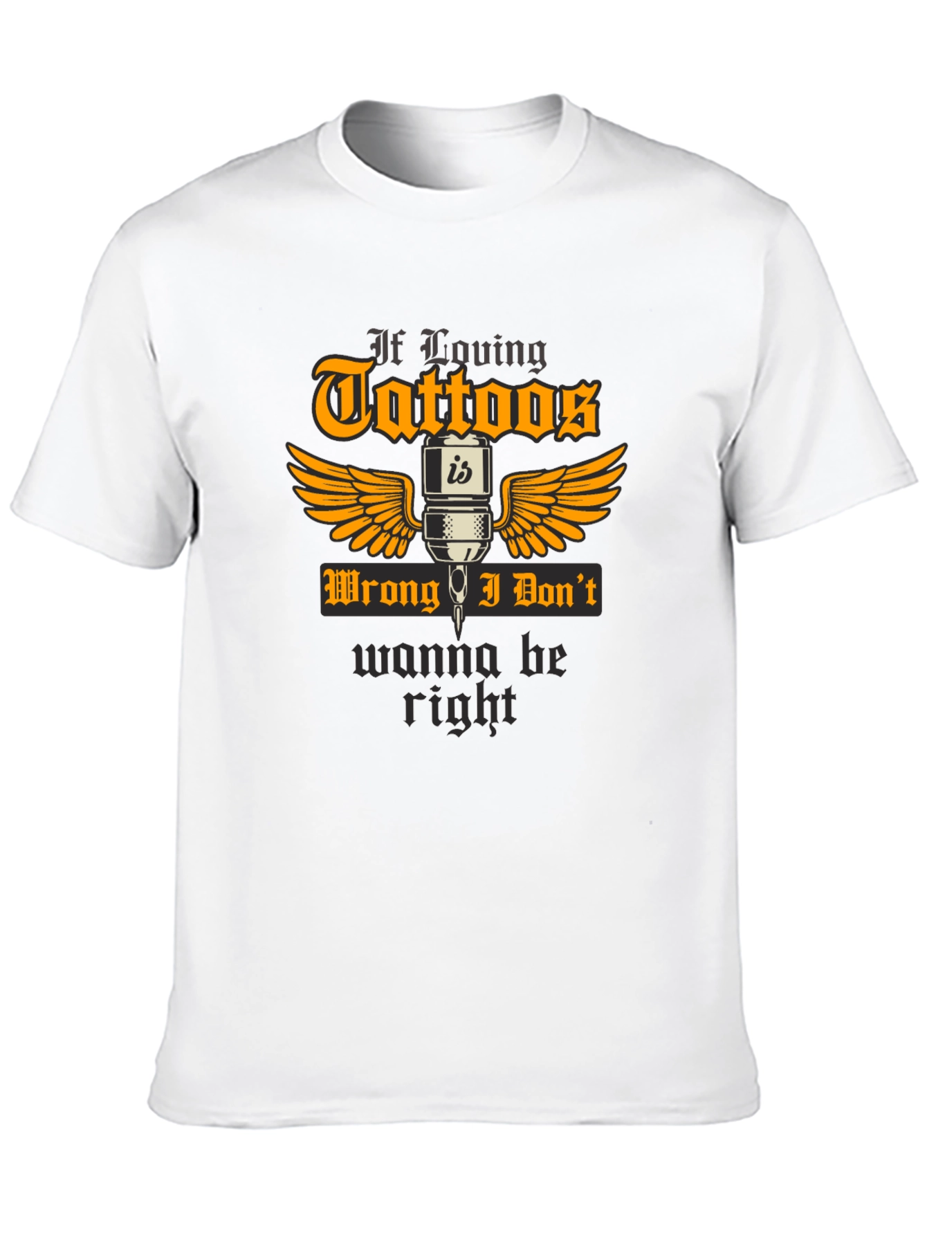 Tattoo Lovers Black Graphic T-Shirt