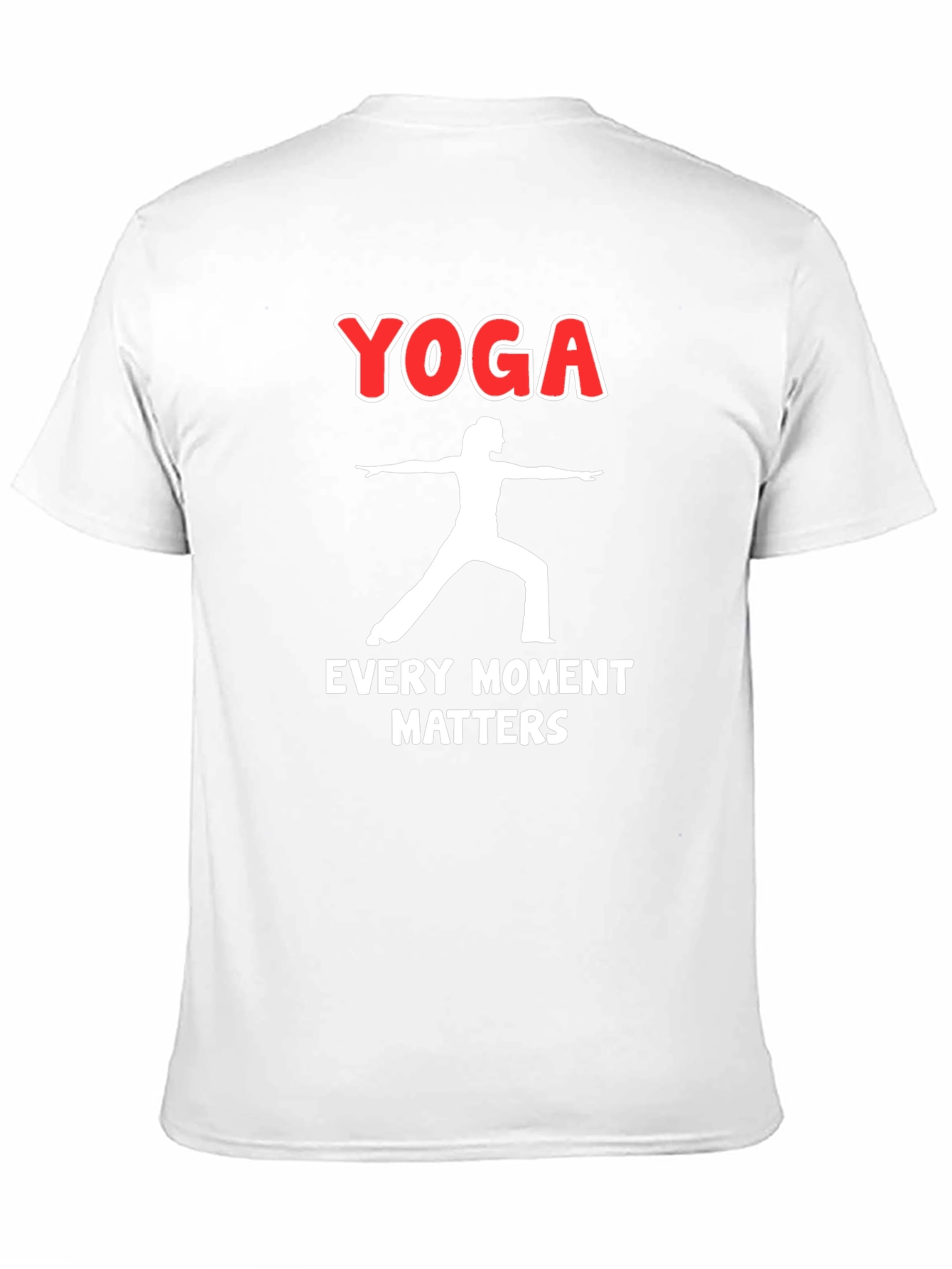 Yoga Every Moment Matters Black Graphic Tee