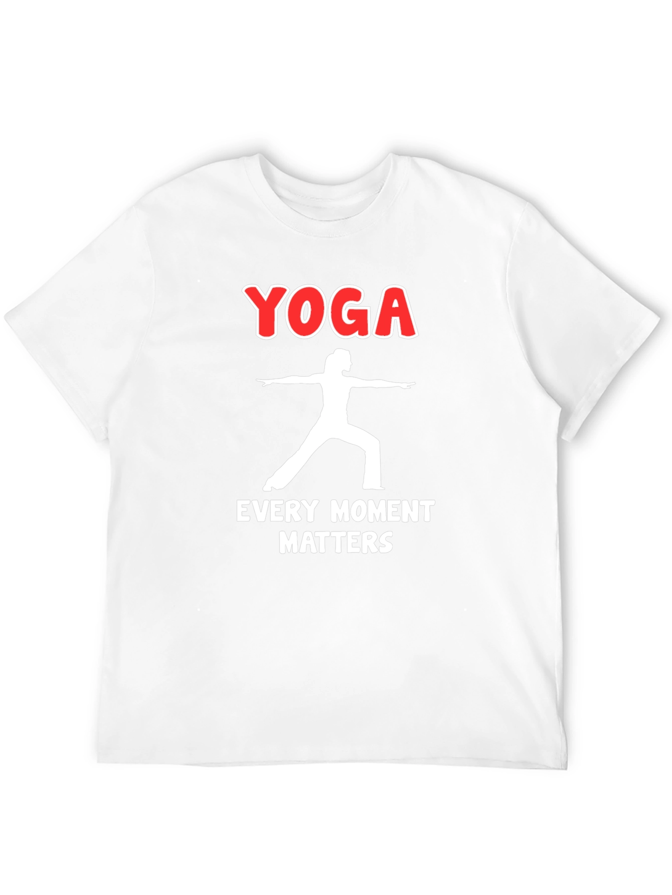 Yoga Every Moment Matters Black Graphic Tee