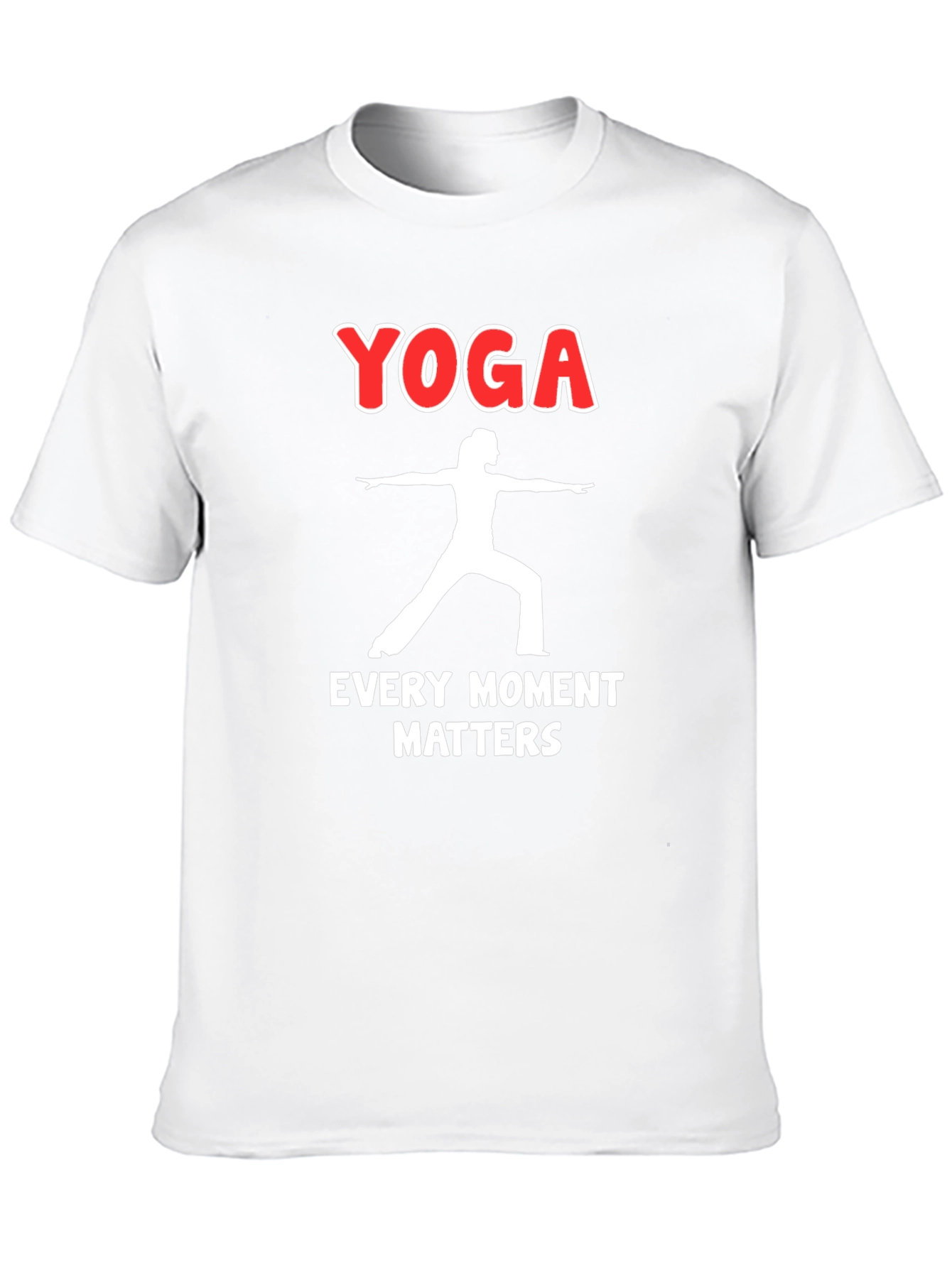 Yoga Every Moment Matters Black Graphic Tee