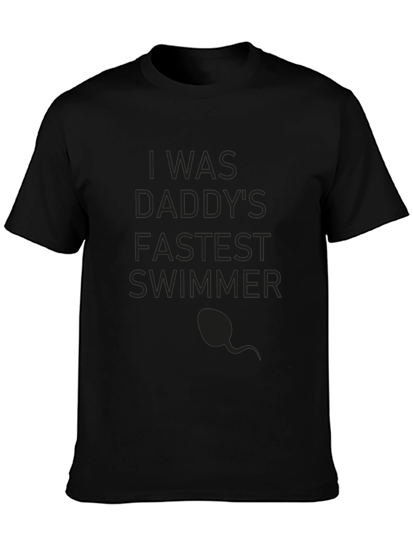 Daddys Fastest Swimmer Tee - Funny Novelty Shirt