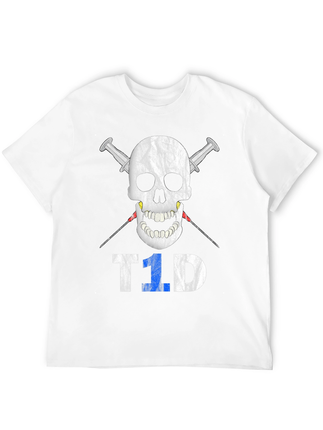 T1D Skull & Syringe Awareness T-Shirt