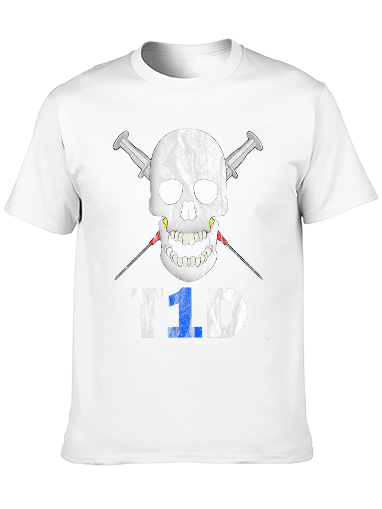 T1D Skull & Syringe Awareness T-Shirt