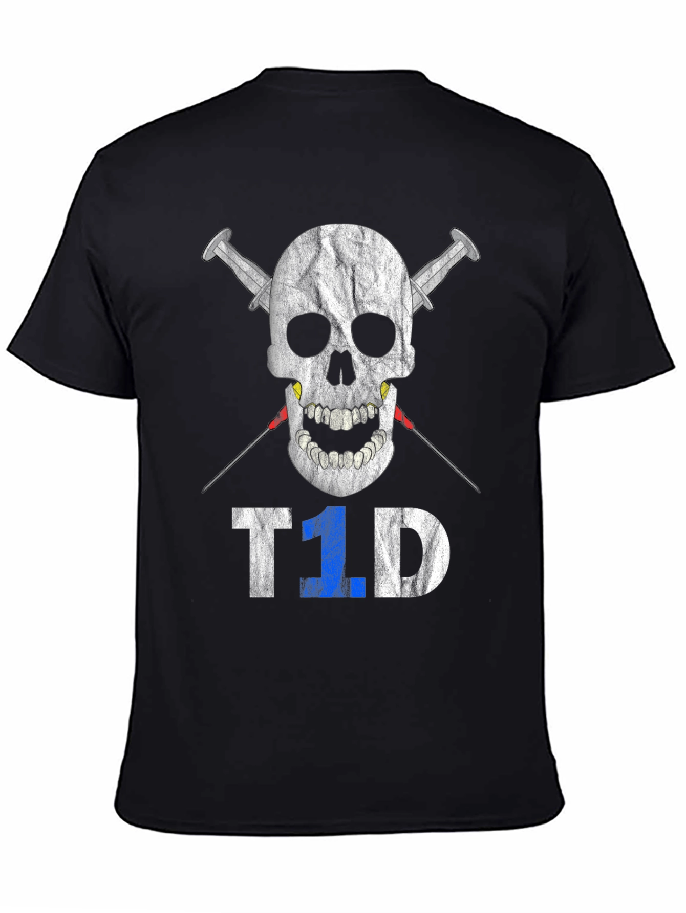 T1D Skull & Syringe Awareness T-Shirt