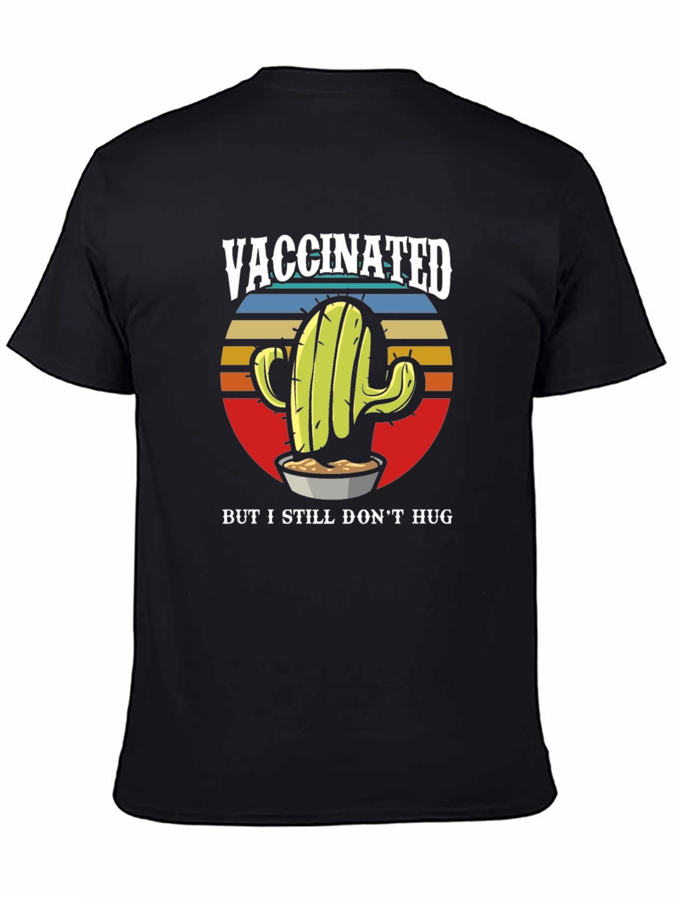 Vaccinated Cactus Graphic T-Shirt