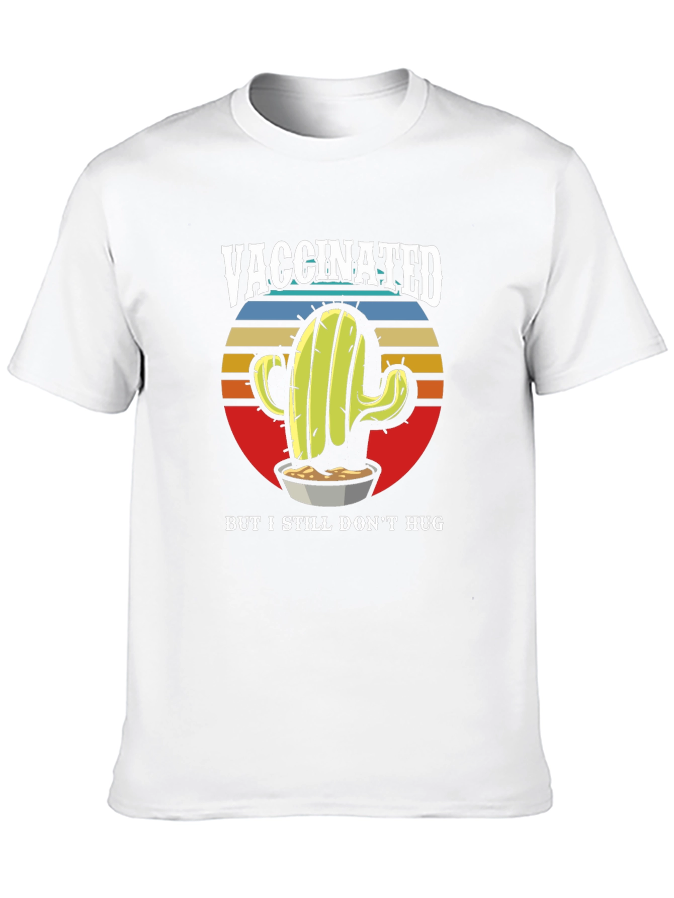 Vaccinated Cactus Graphic T-Shirt