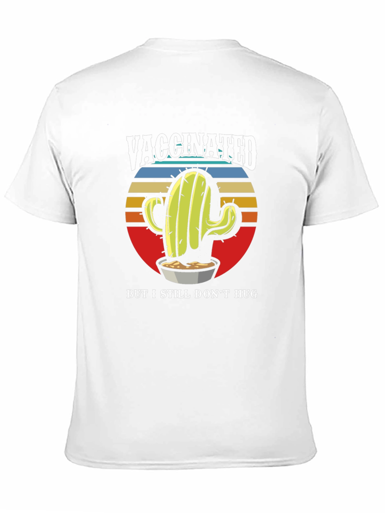 Vaccinated Cactus Graphic T-Shirt
