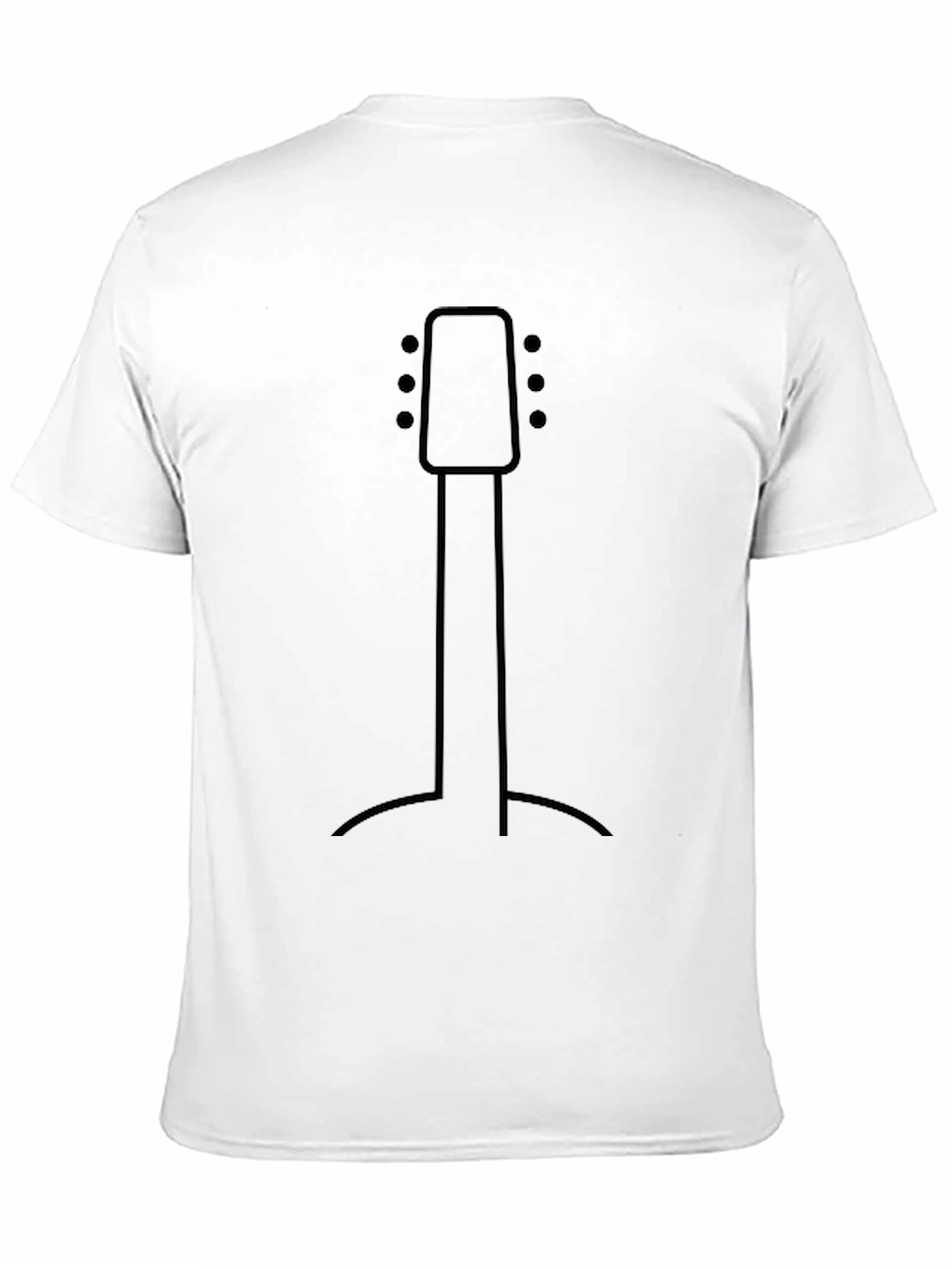 Minimalist Guitar Stand Graphic T-Shirt