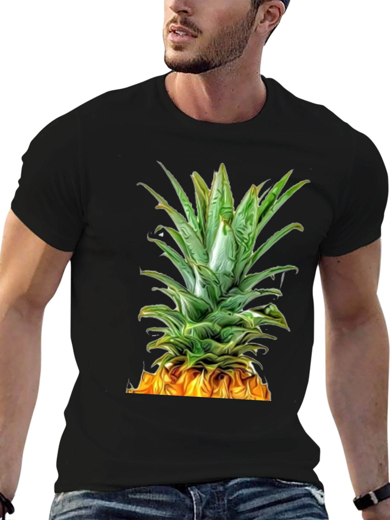 Pineapple Graphic Tee - Tropical Summer Style