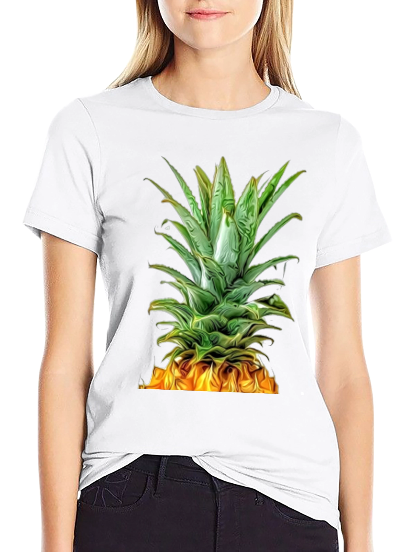 Pineapple Graphic Tee - Tropical Summer Style