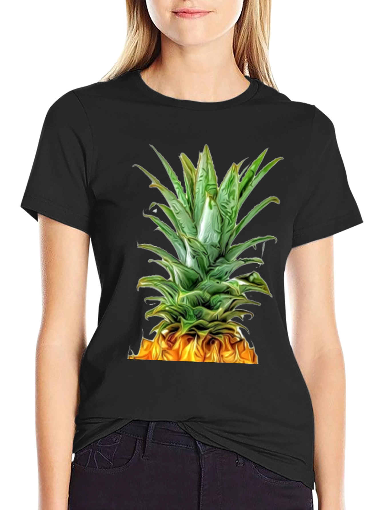 Pineapple Graphic Tee - Tropical Summer Style