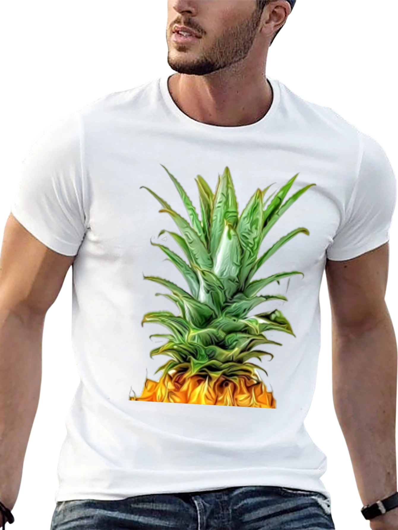 Pineapple Graphic Tee - Tropical Summer Style