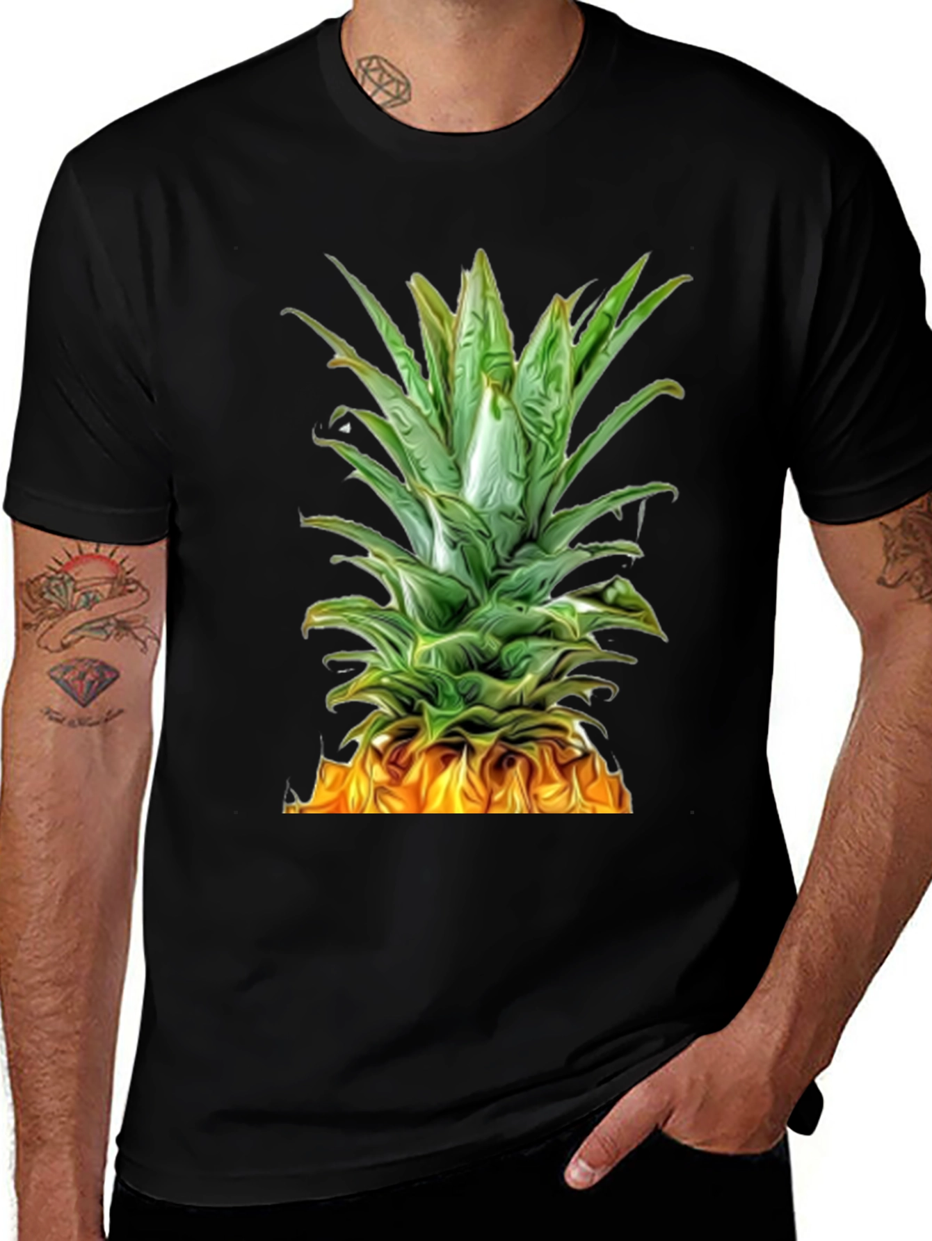Pineapple Graphic Tee - Tropical Summer Style