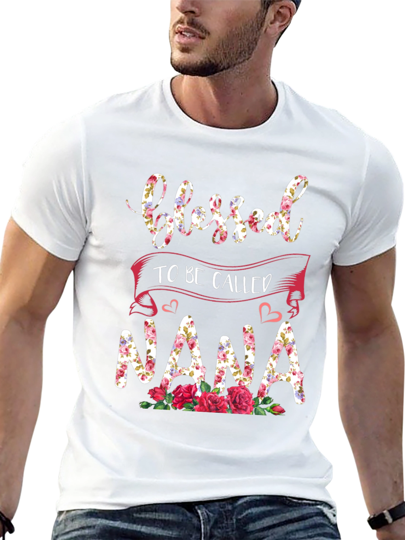 Blessed To Be Called Nana Floral T-Shirt