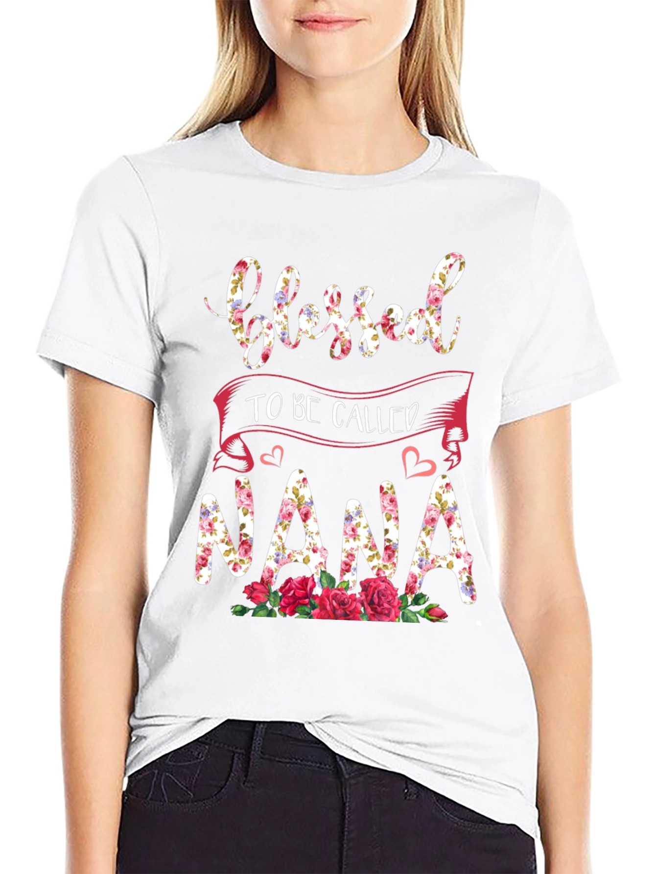Blessed To Be Called Nana Floral T-Shirt