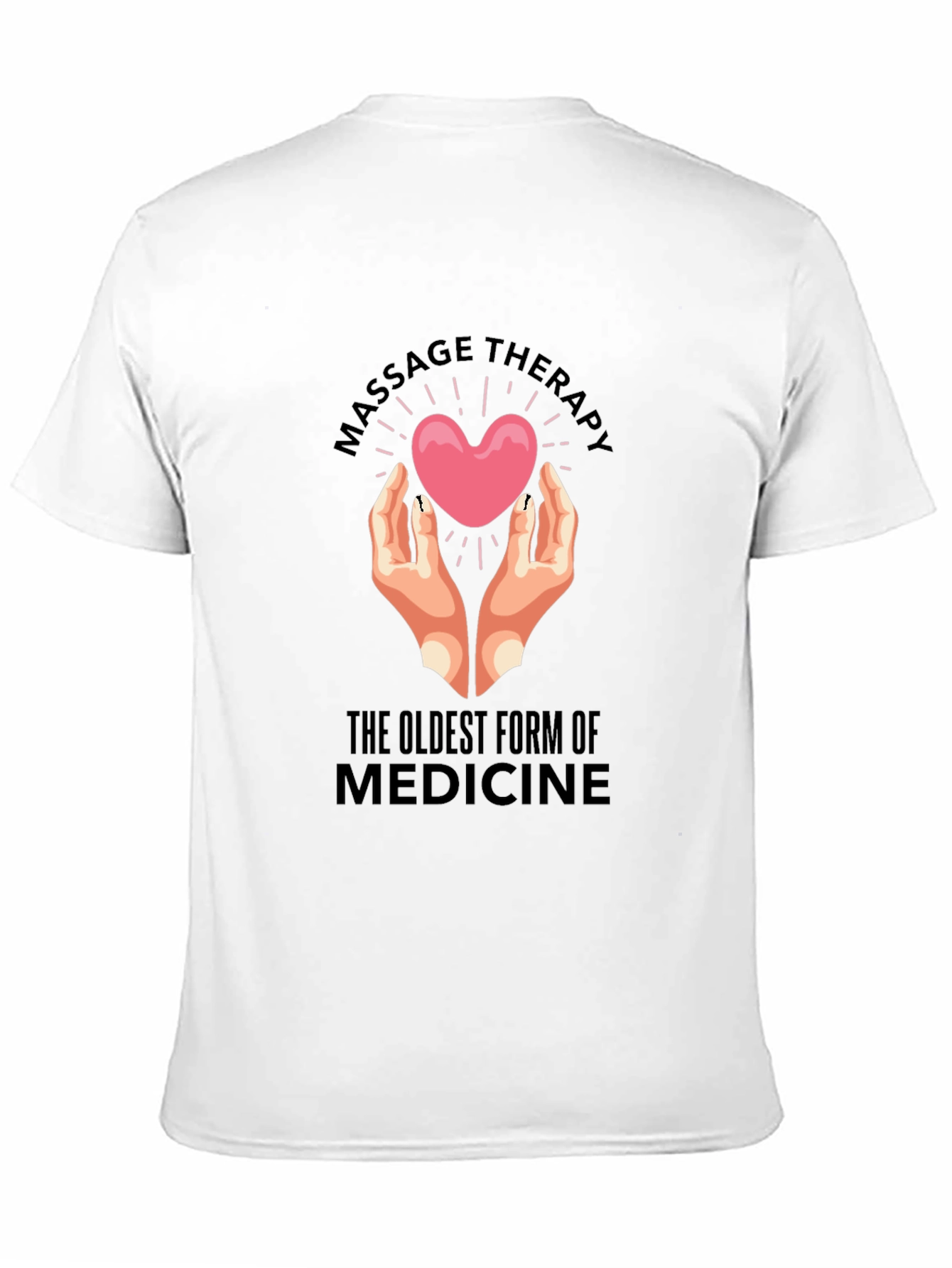 Massage Therapy: Oldest Medicine Black T-Shirt