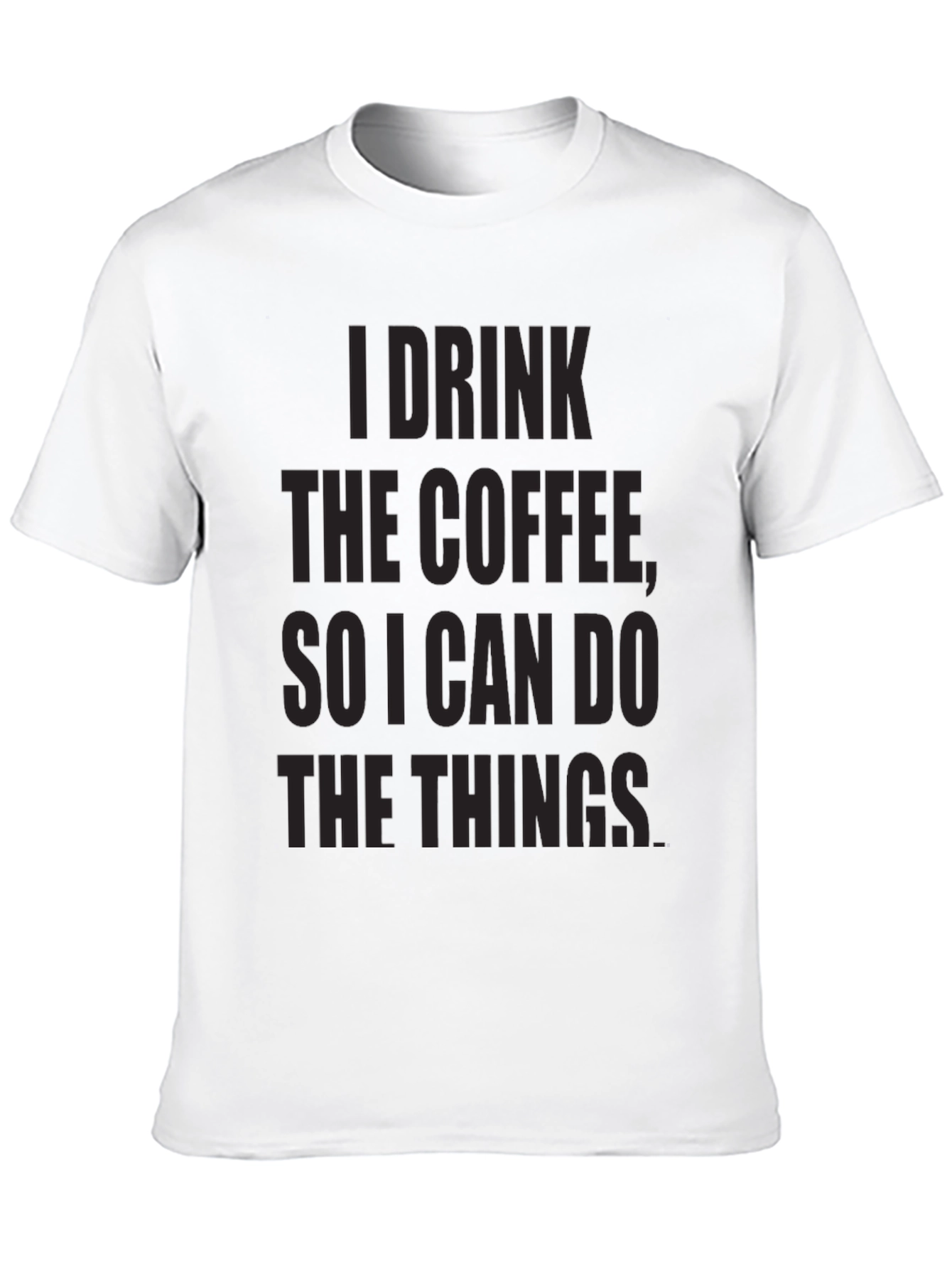 Coffee Motivation Black Graphic Tee