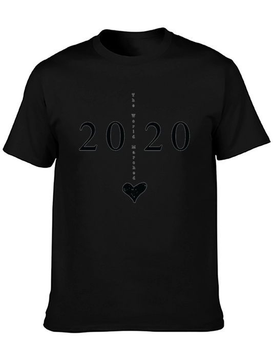 2020 The World Remembered Heart Graphic Tee - Black