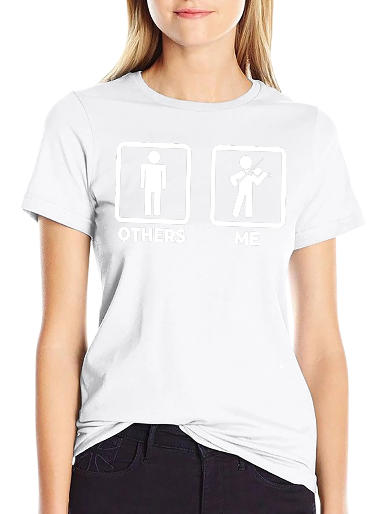 Funny Violinist T-Shirt: Others vs. Me