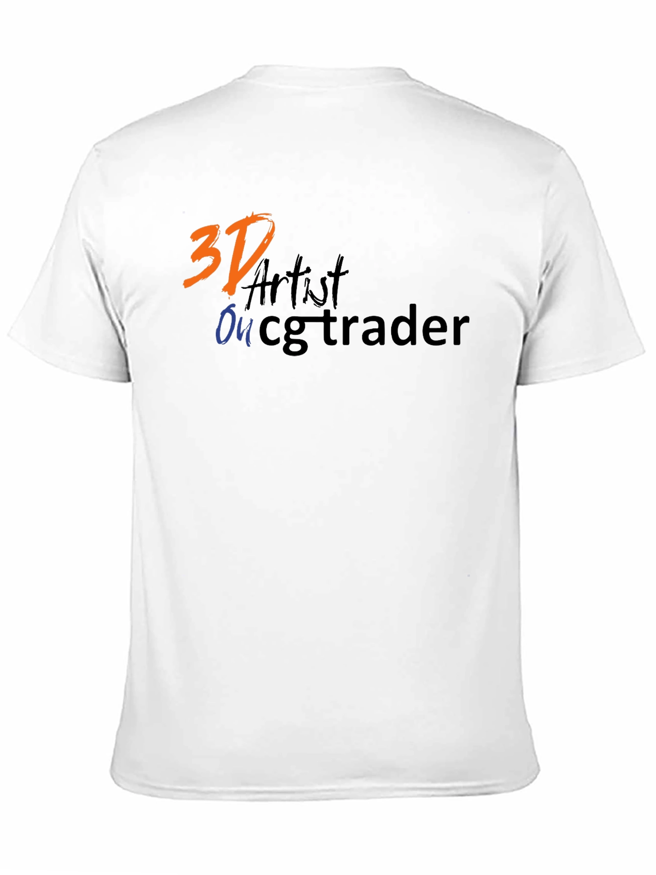3D Artist on CGTrader Black T-Shirt