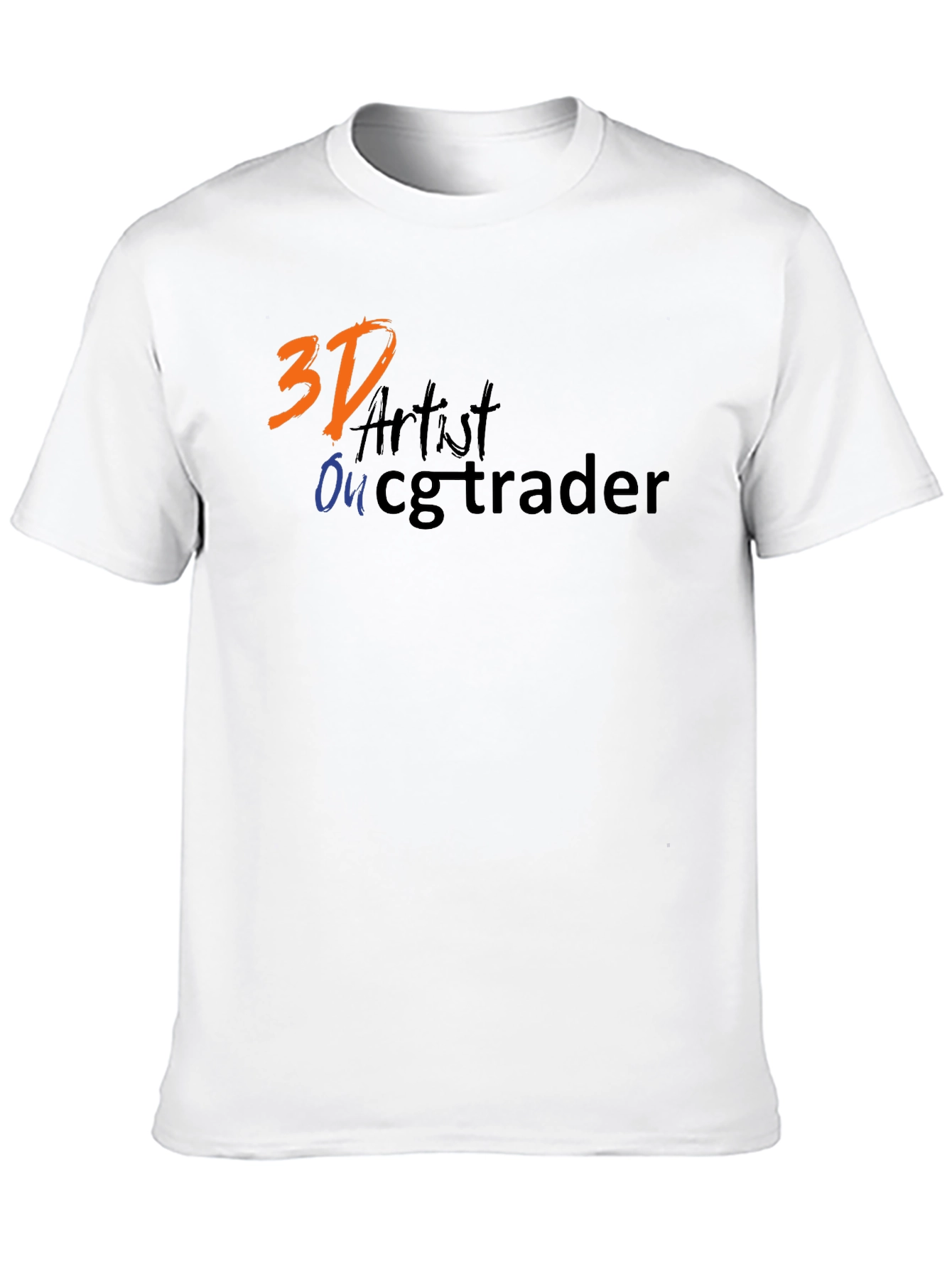 3D Artist on CGTrader Black T-Shirt