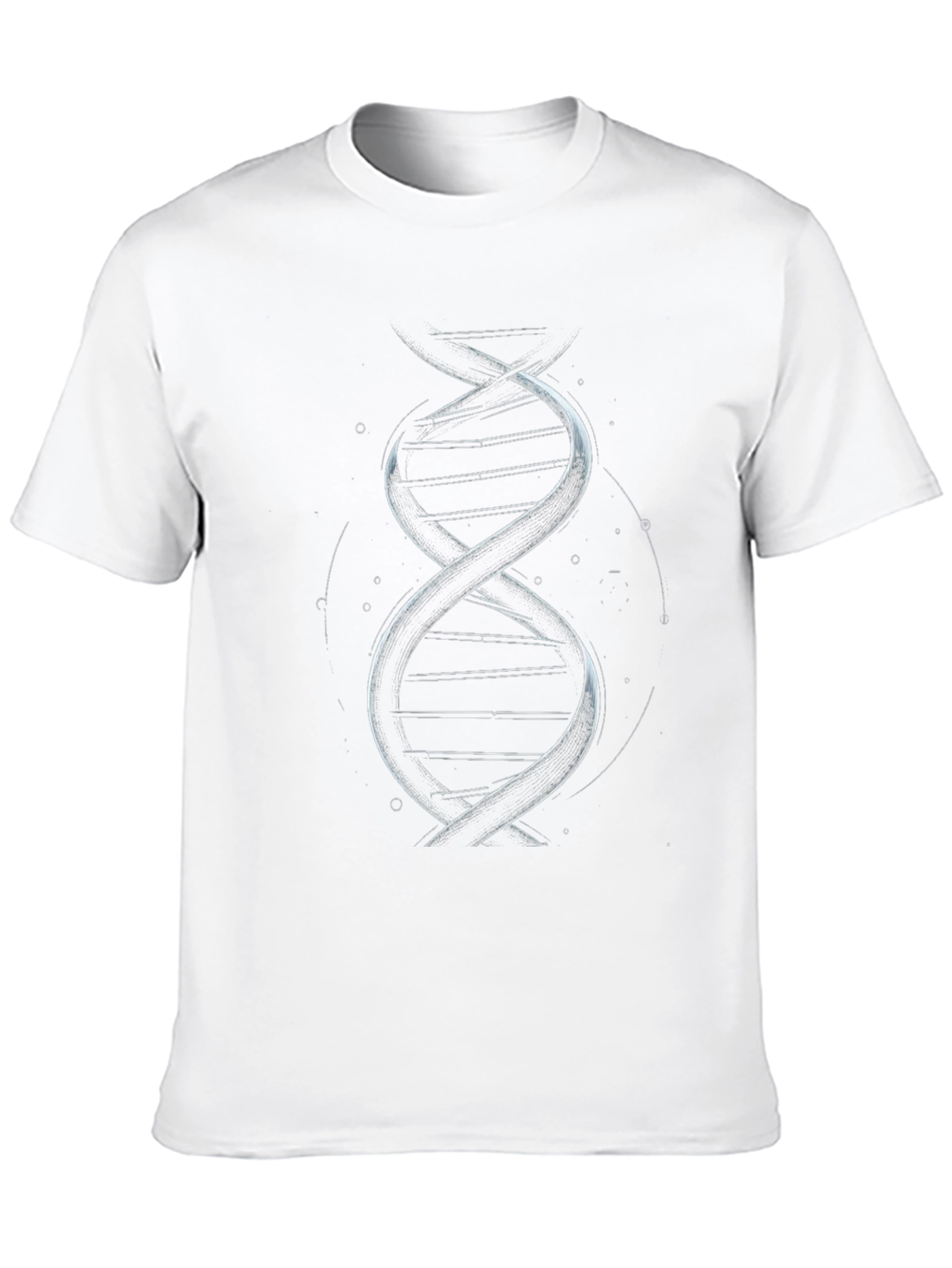 DNA Graphic Print Black T-Shirt
