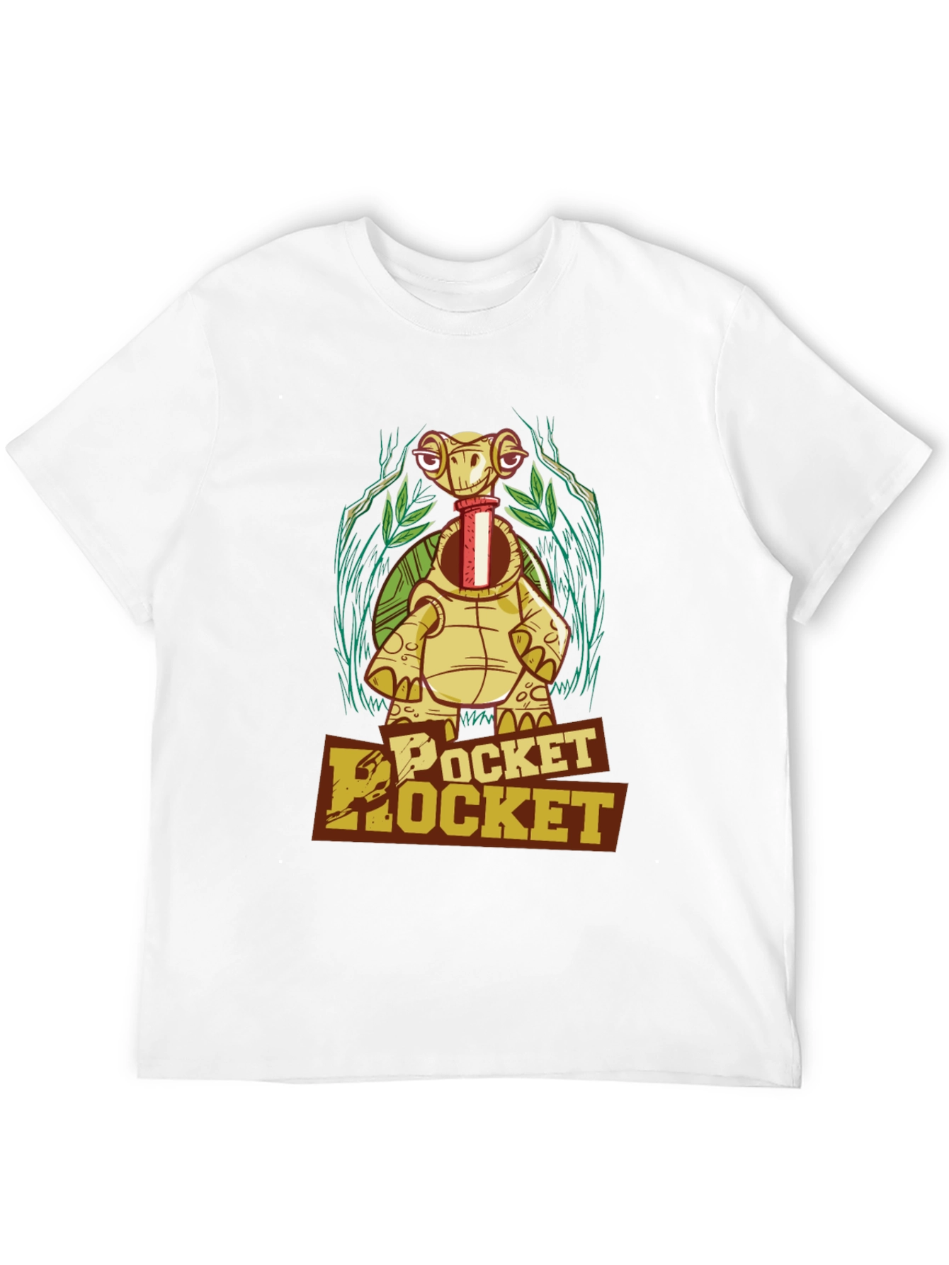 Pocket Rocket Turtle Graphic T-Shirt